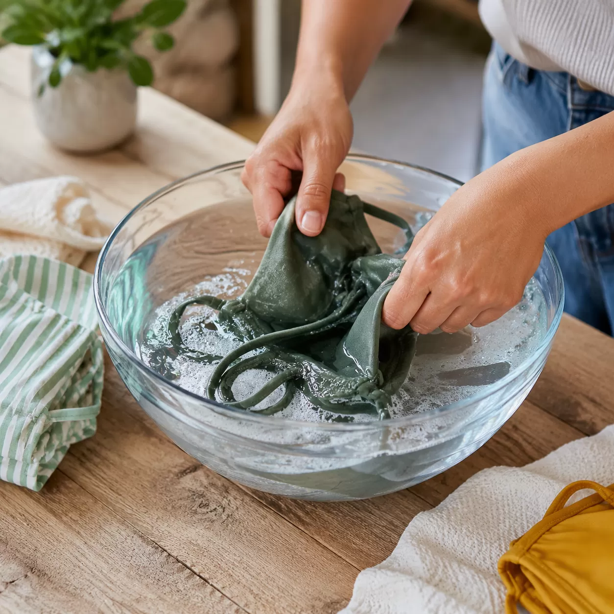 how to wash swimwear for longevity