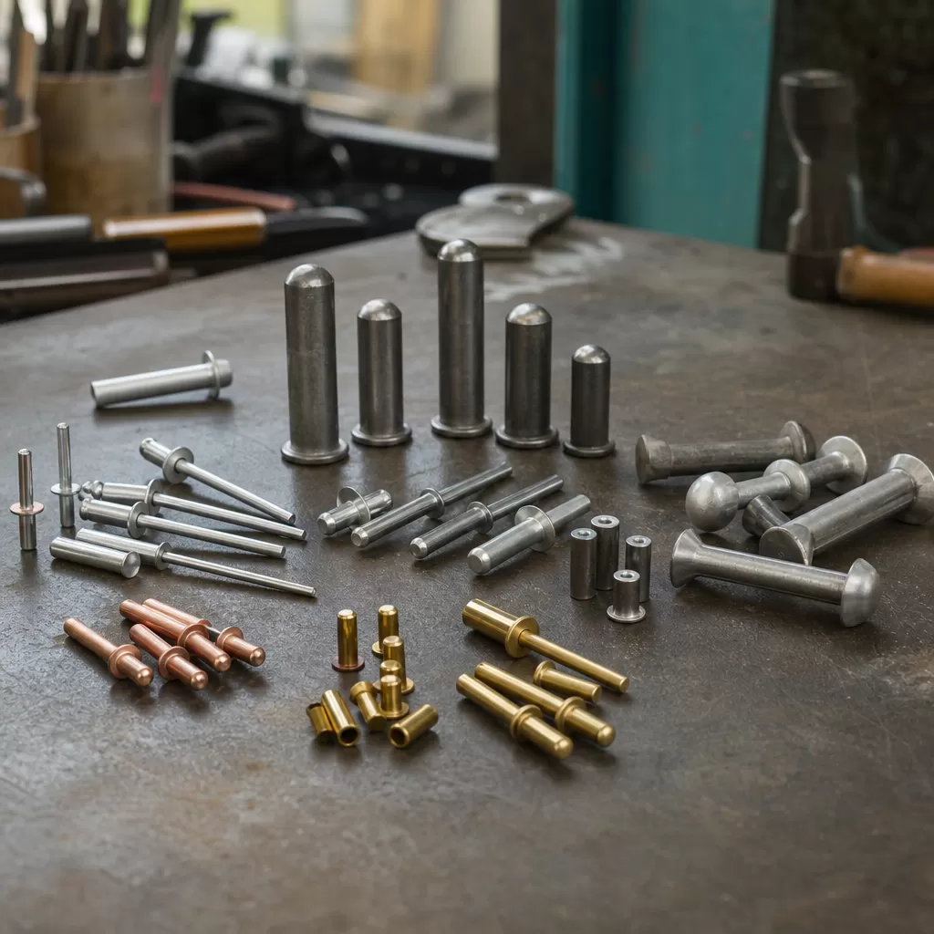 types of industrial metal rivets