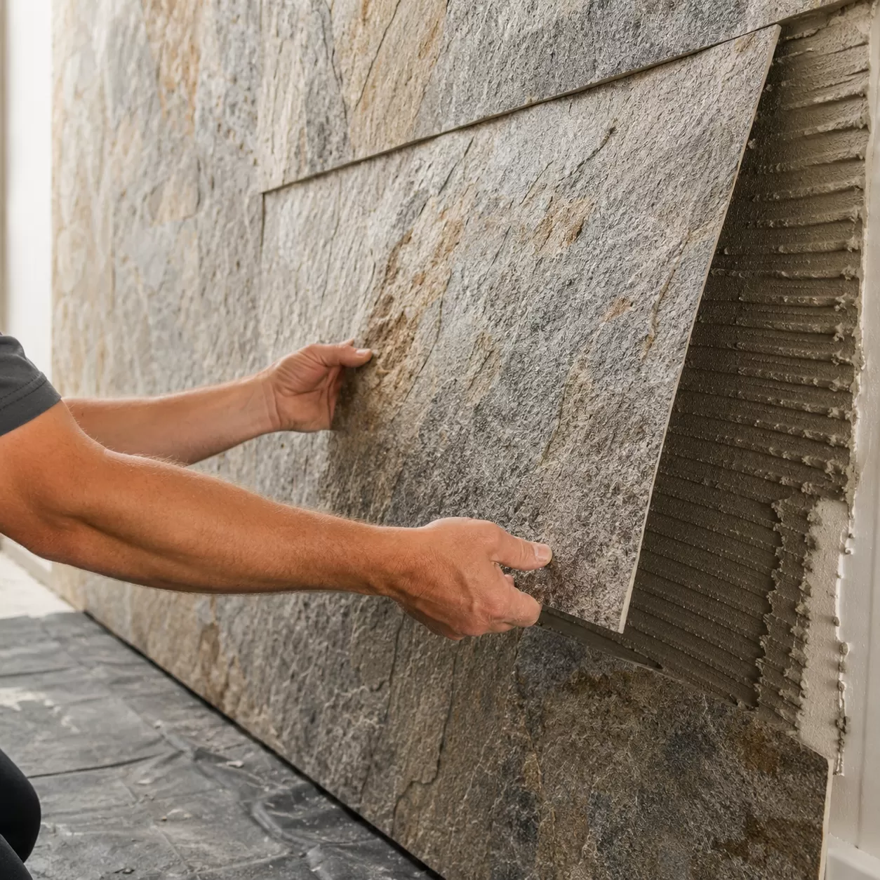 Guía de instalación de piedra flexible
