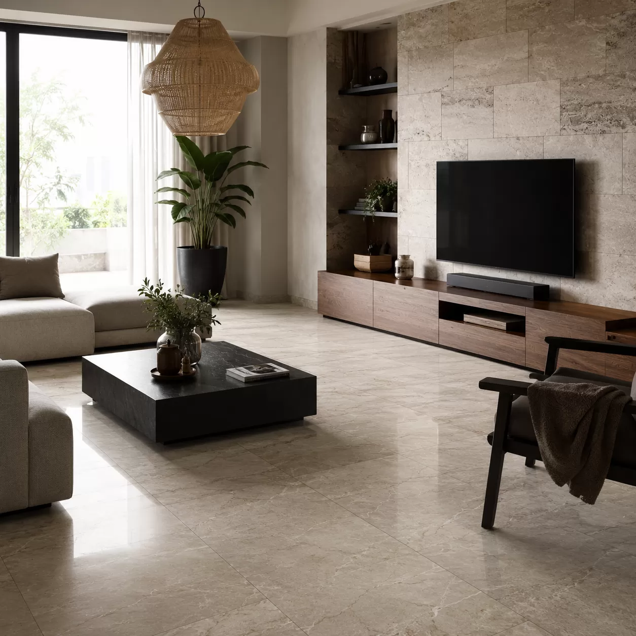 Living Room Tile Materials