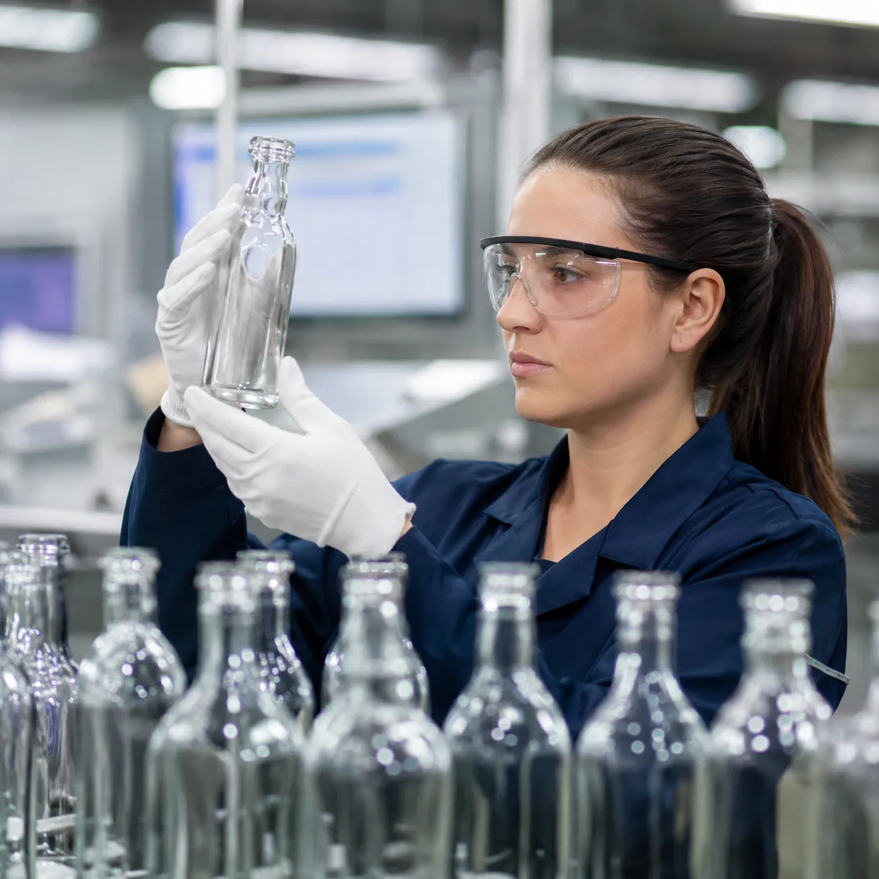 Assurance qualité des bouteilles en verre OEM