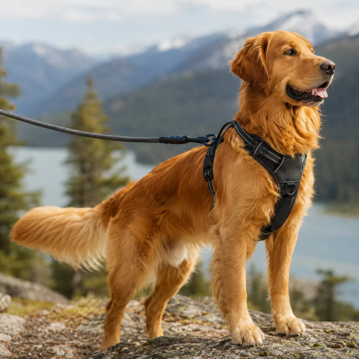 custom no pull dog harness with premium features