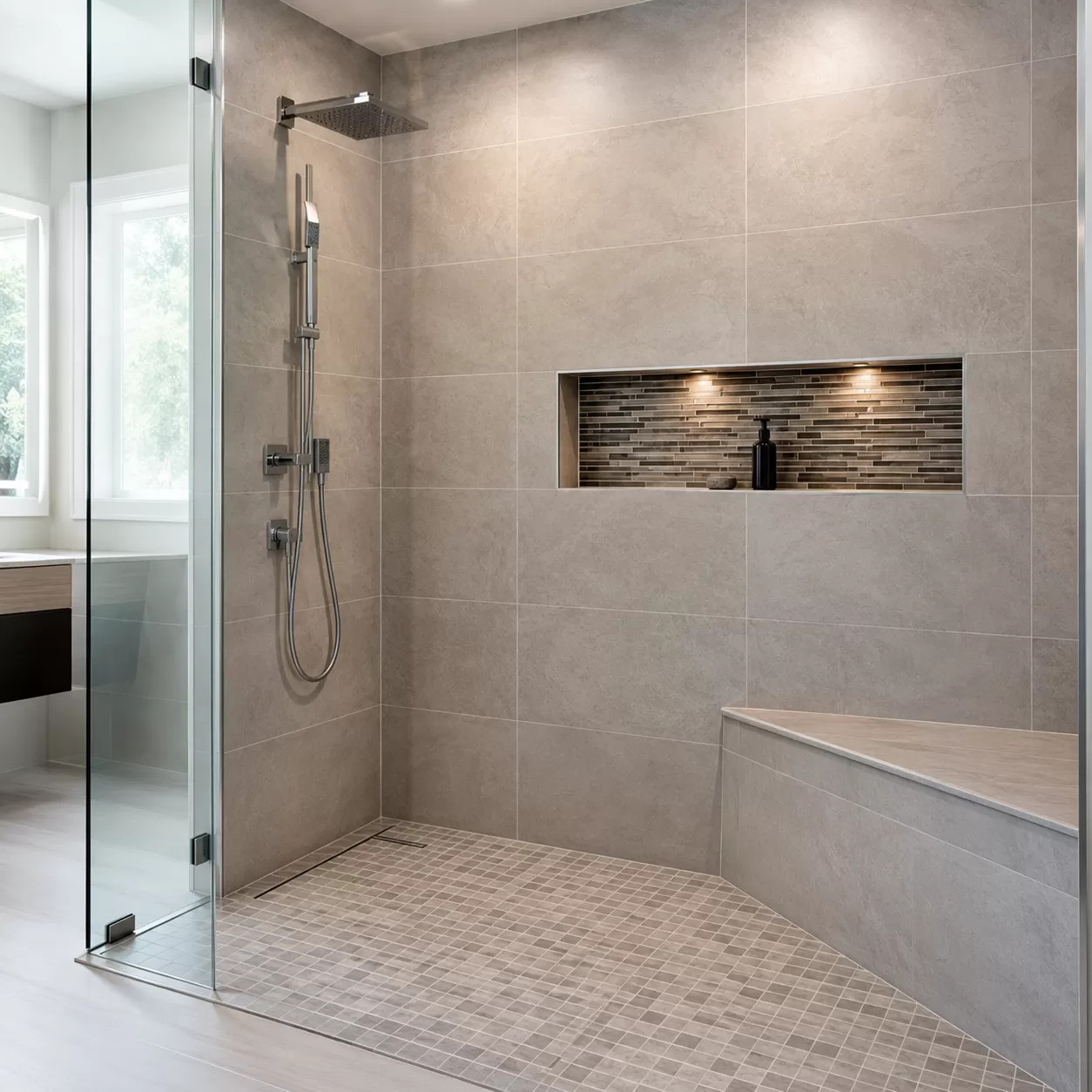 porcelain shower tile formats