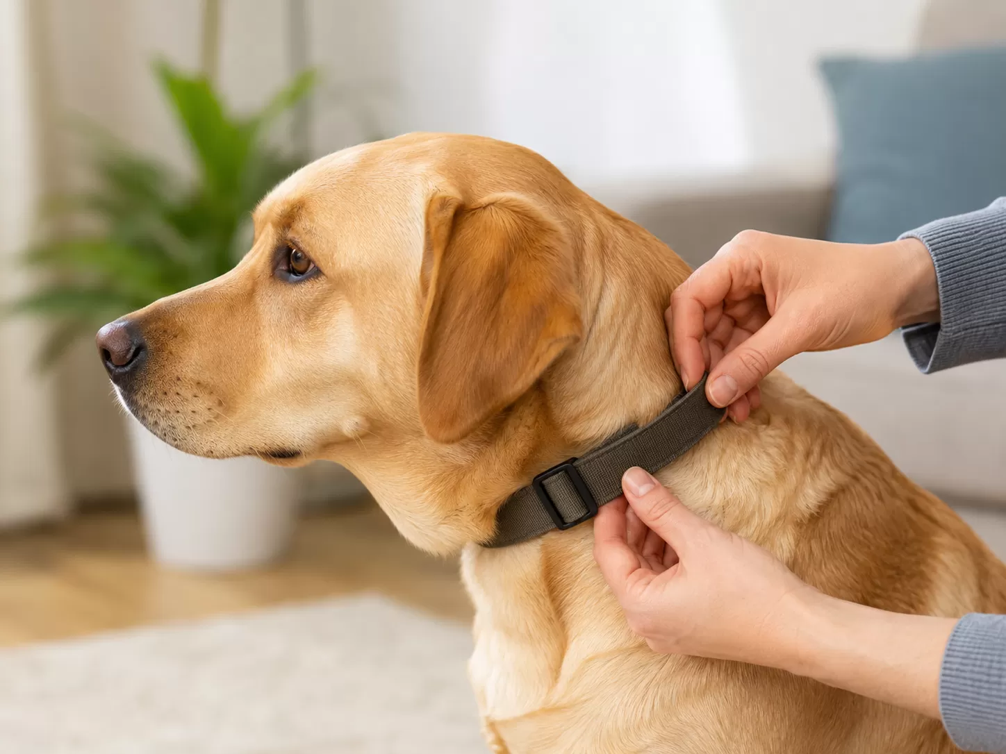 how to adjust dog collar fit tests