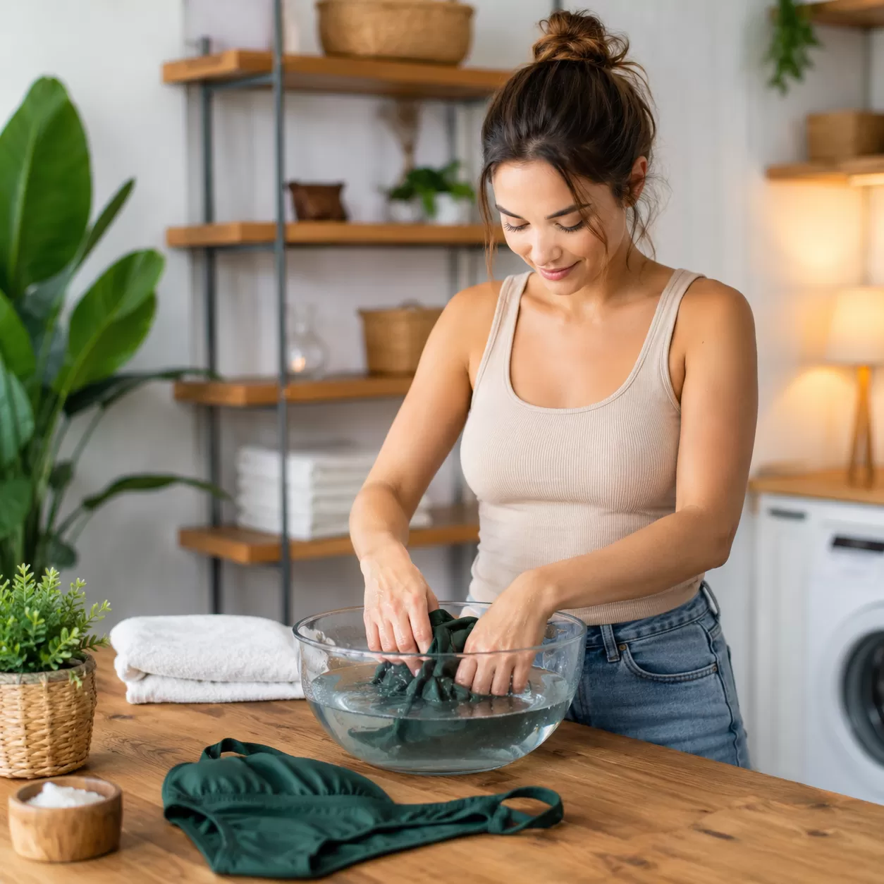 how to shrink swimsuit at home safely