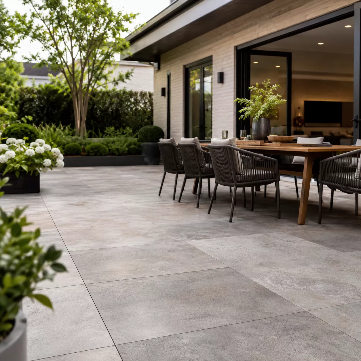Commercial-Grade Outdoor Porcelain Tile Durability