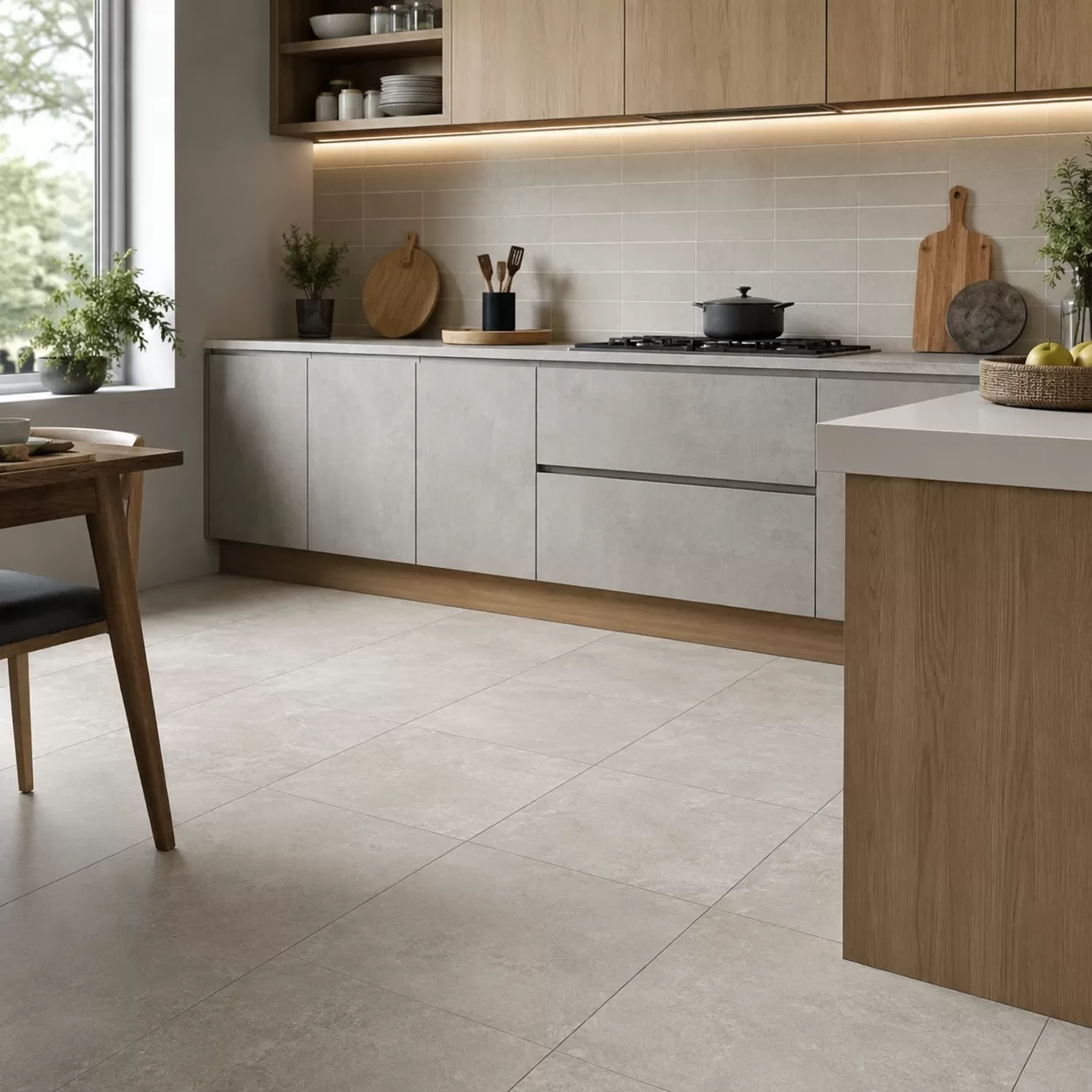 Kitchen porcelain tile benefits and features