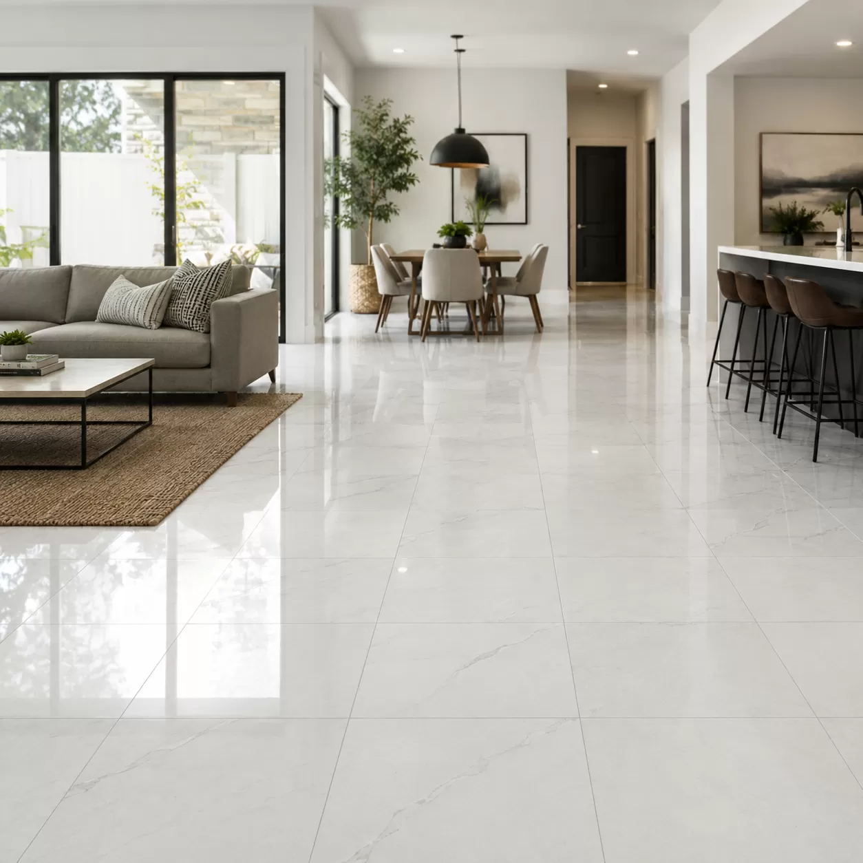 White Porcelain Tile Application Scenarios