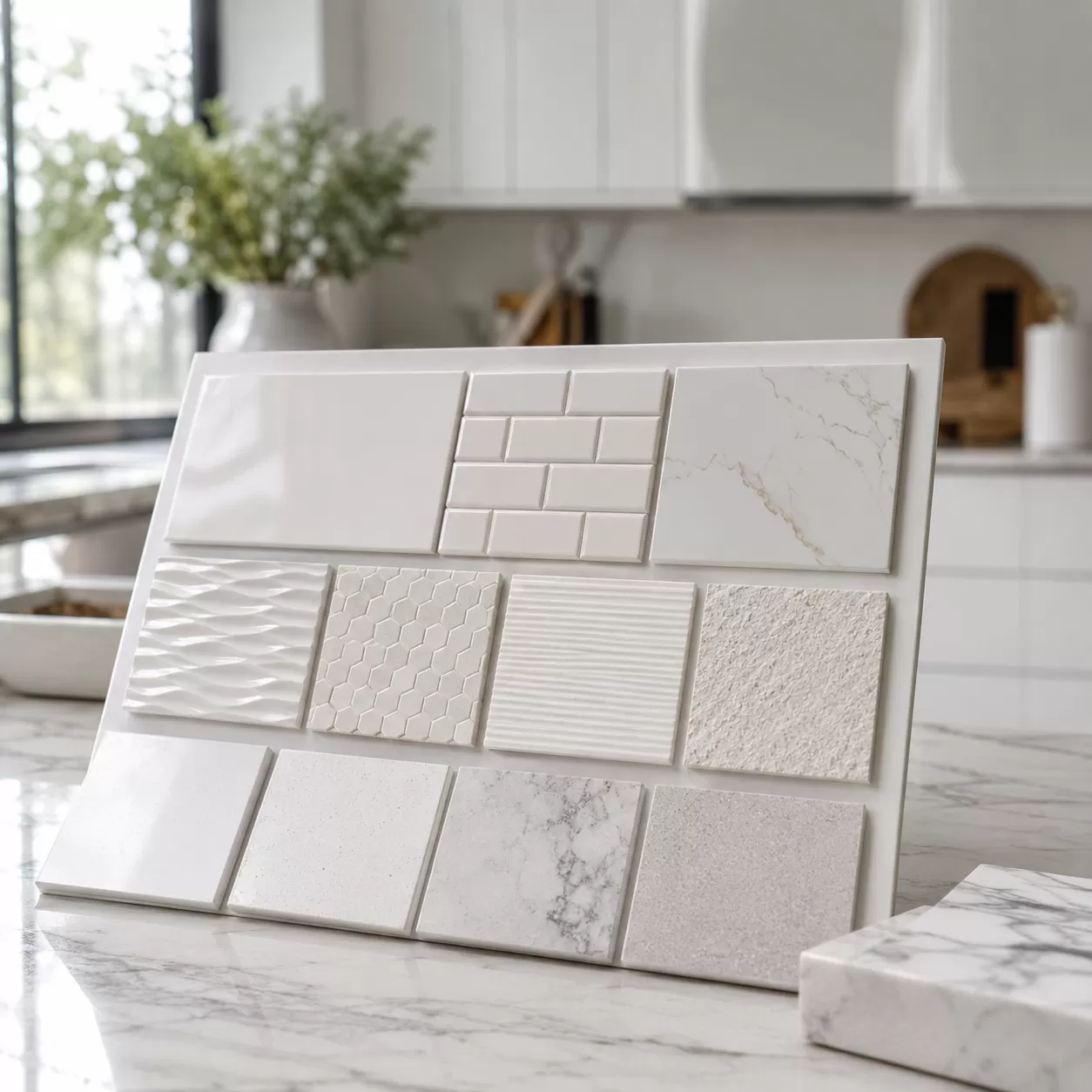 White Porcelain Tile Design & Texture Guide
