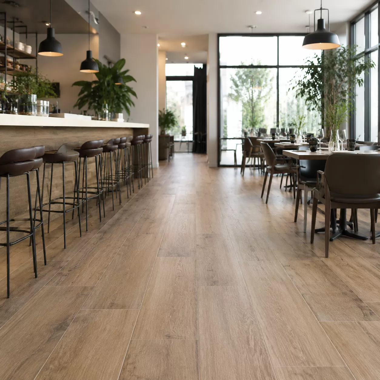 Wood Look Porcelain Tile Benefits for Commercial & Residential