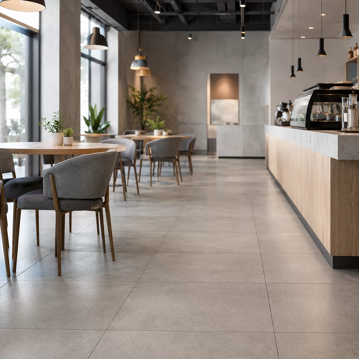 Matte Porcelain Tile for Commercial Spaces