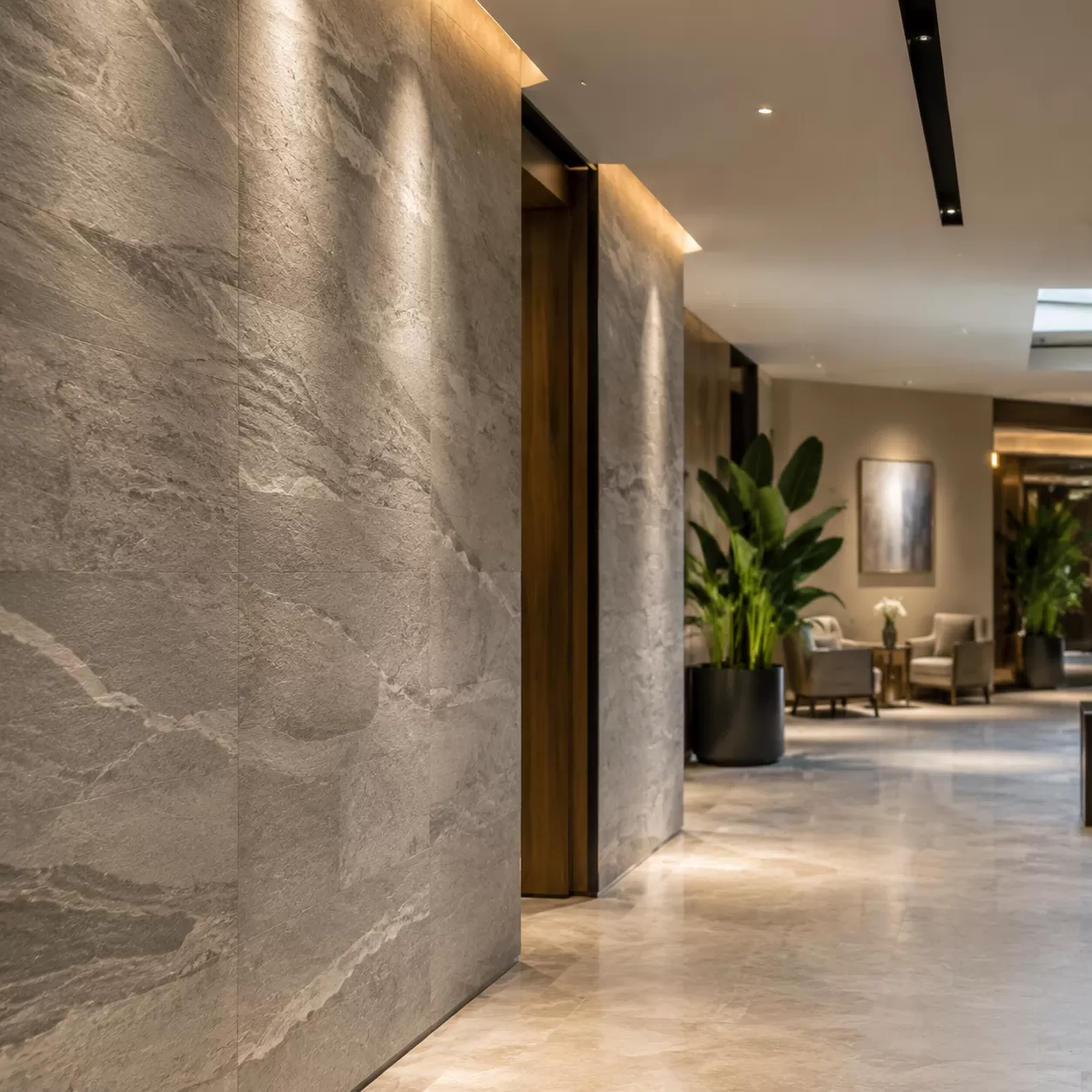 Flexible Stone for Fast, Quiet Hotel Renovations
