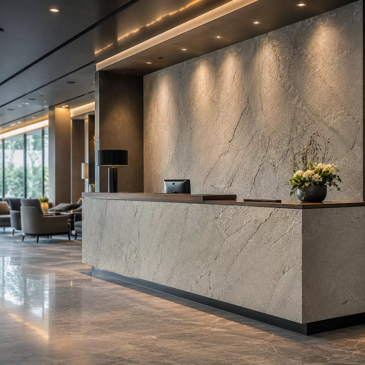 Flexible Stone for Hotel Renovations