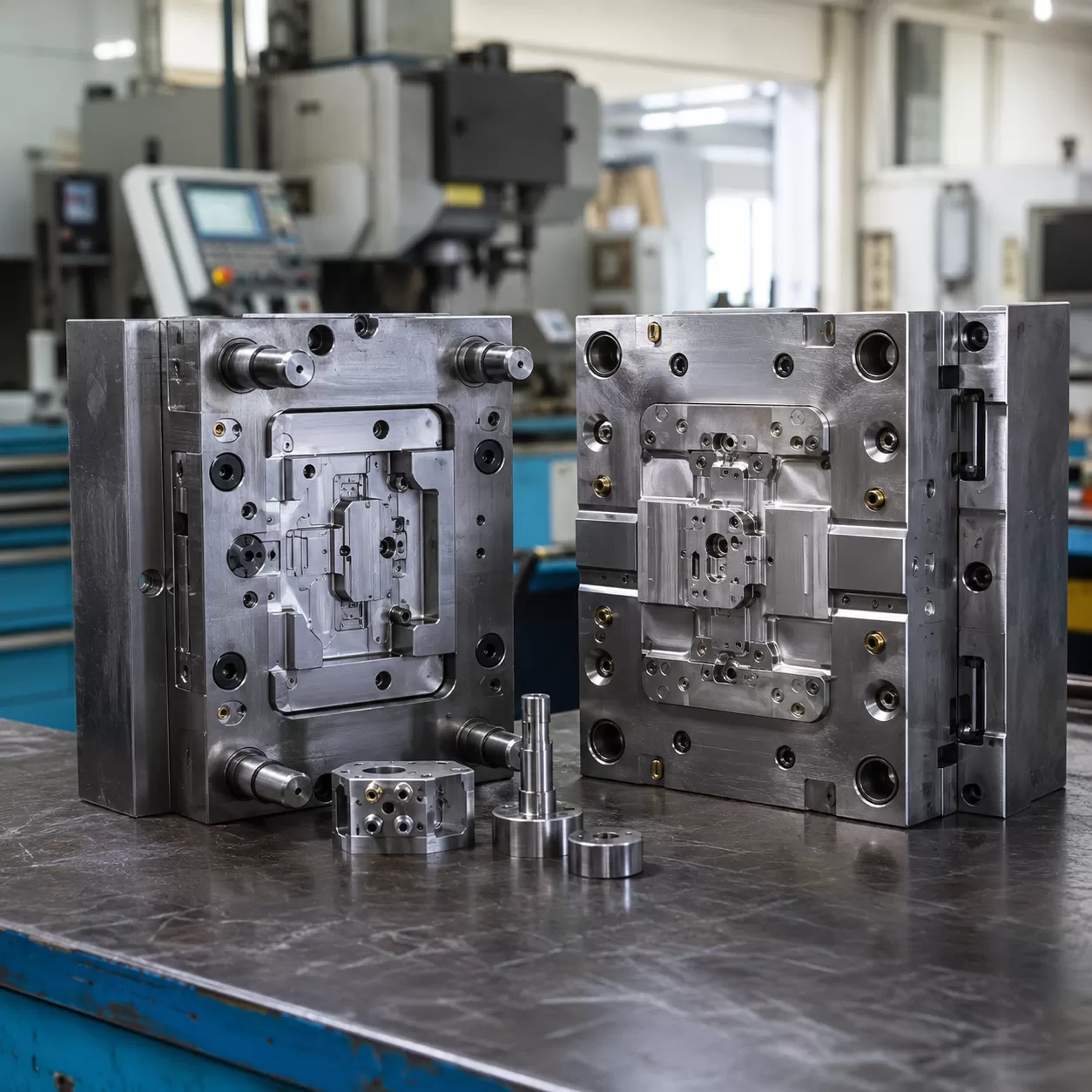 Premium Plastic Injection Molds with CNC & EDM