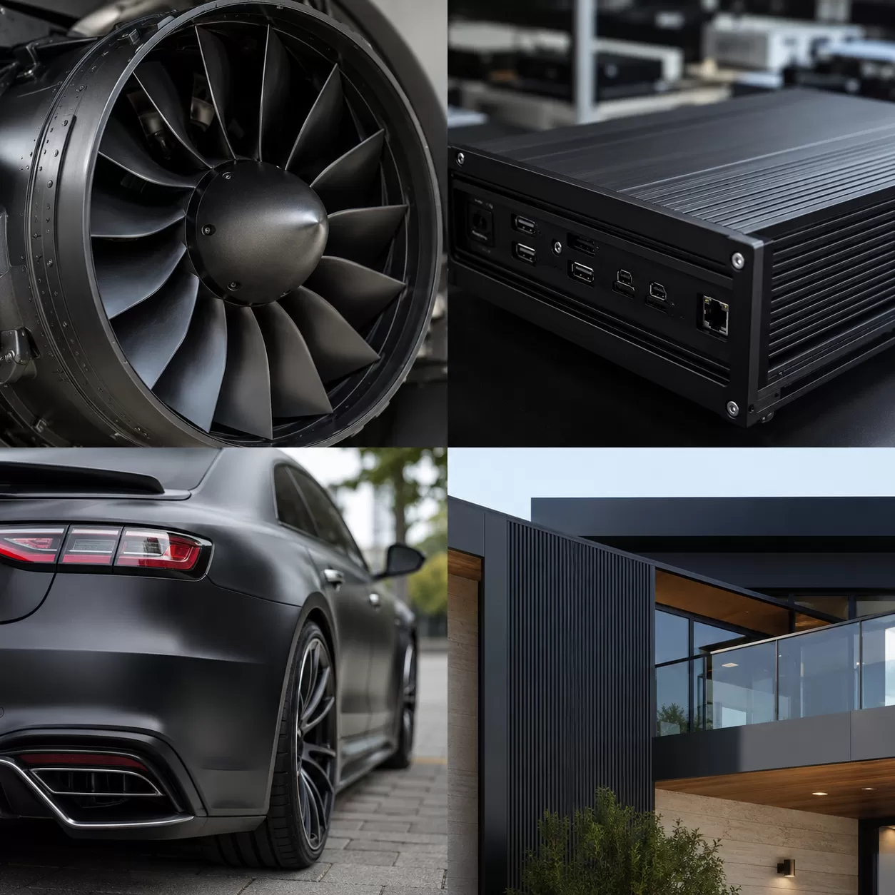 Black anodized aluminum applications in aerospace, electronics, automotive, and architecture
