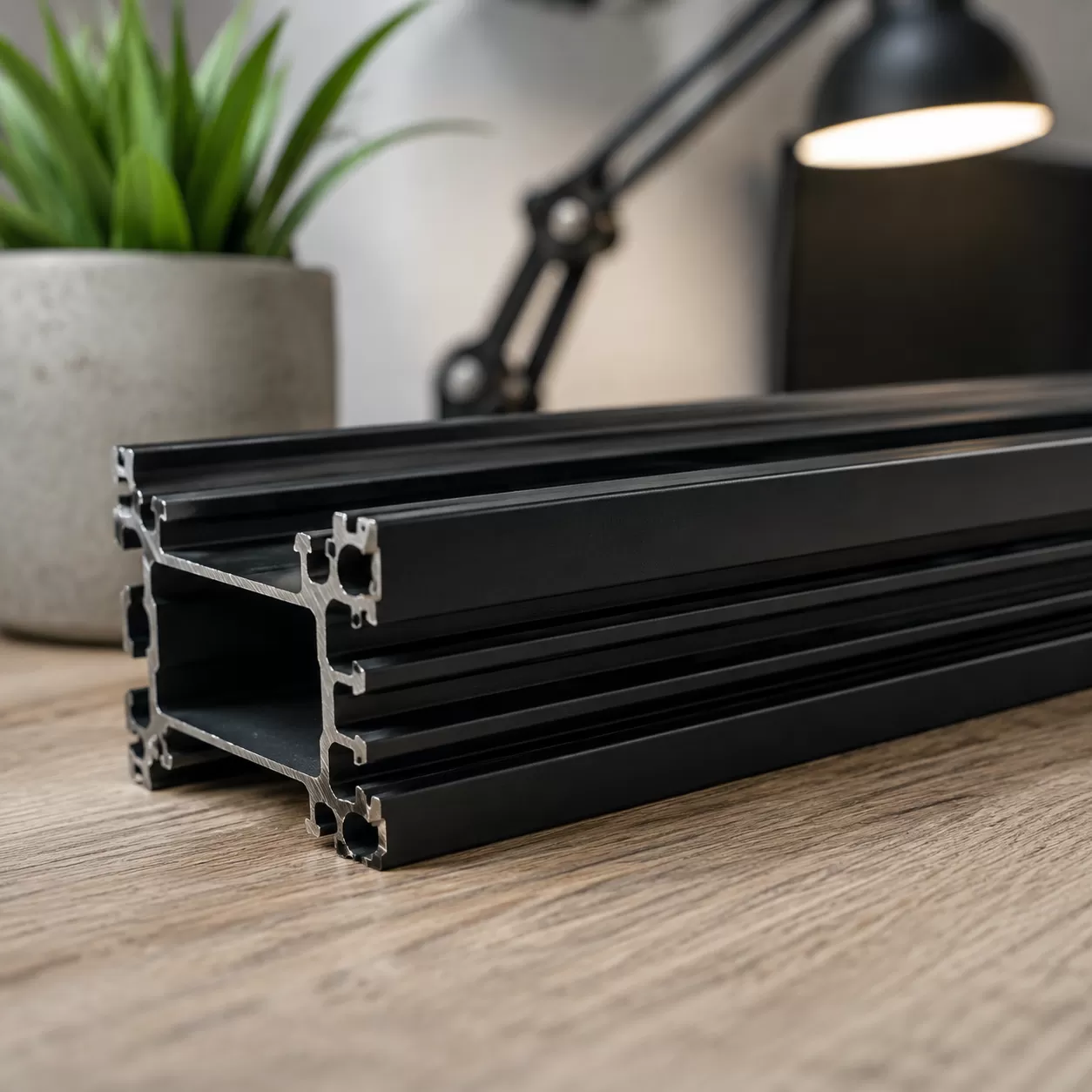 Black anodized aluminum for corrosion resistance and heat dissipation