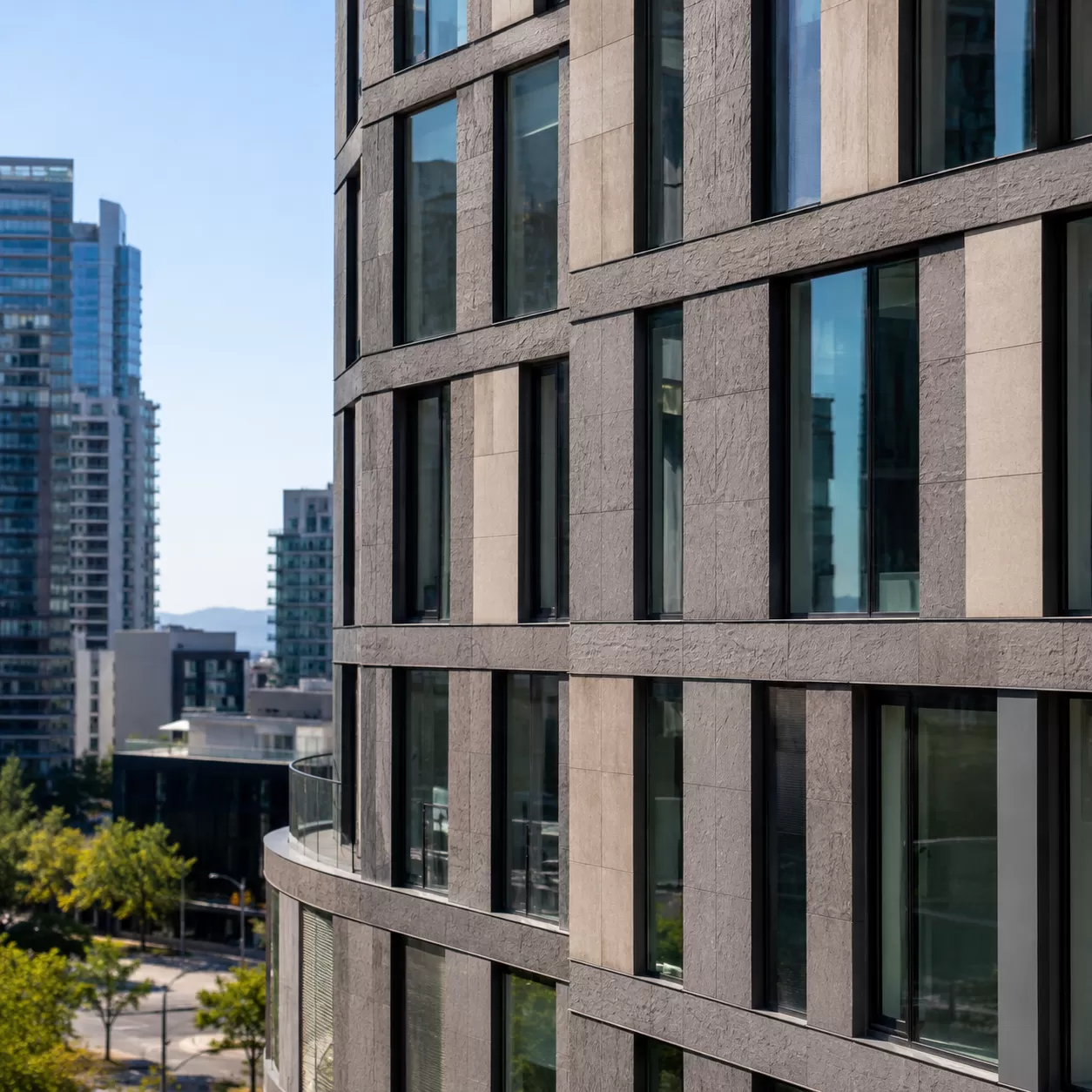 Flexible Stone for High-Rise Building Facades