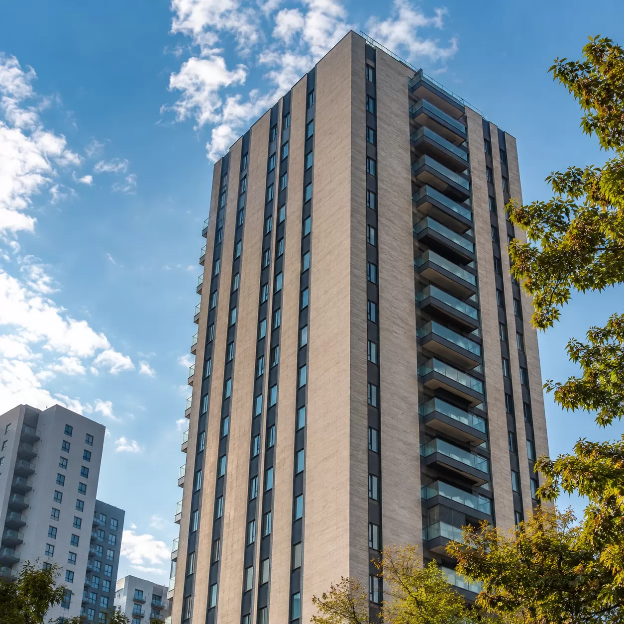 Flexible Stone for High-Rise Building Facades