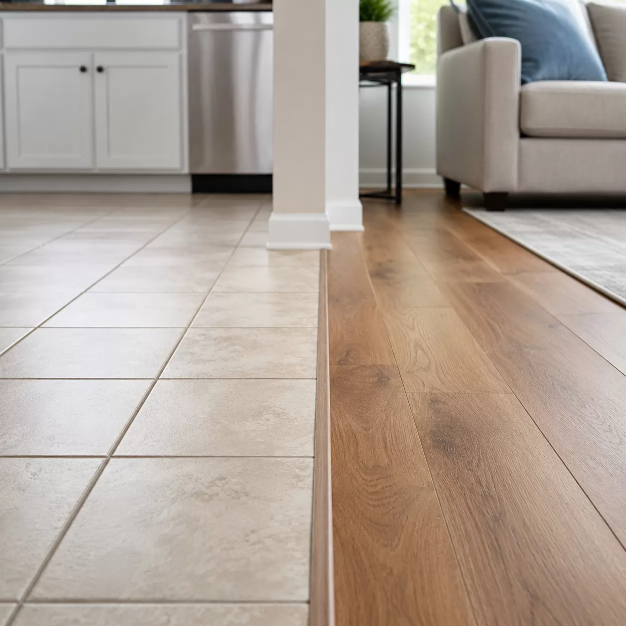 Paghahambing ng Ceramic Tile at Vinyl Flooring