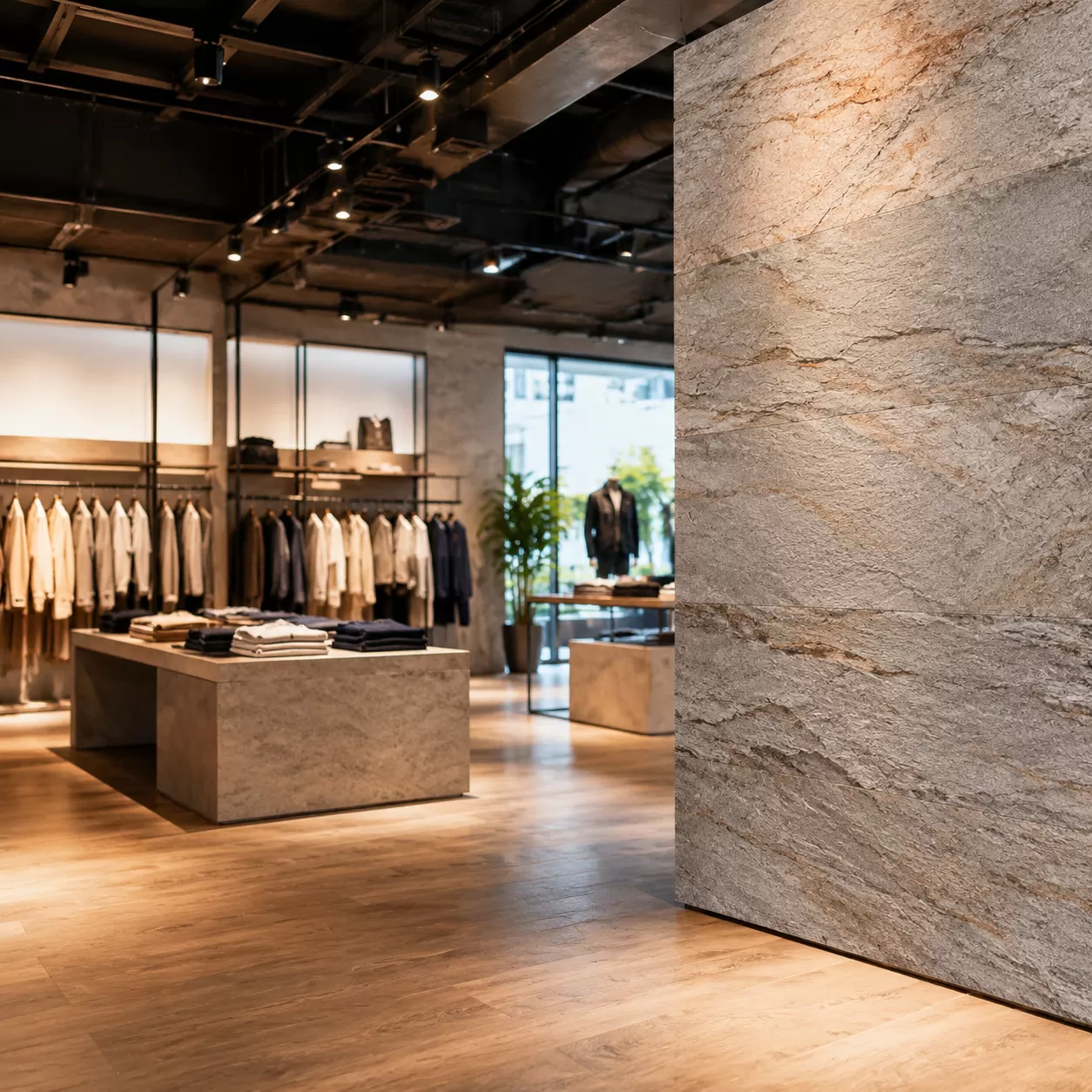 Flexible Stone for Rapid Retail Store Upgrades