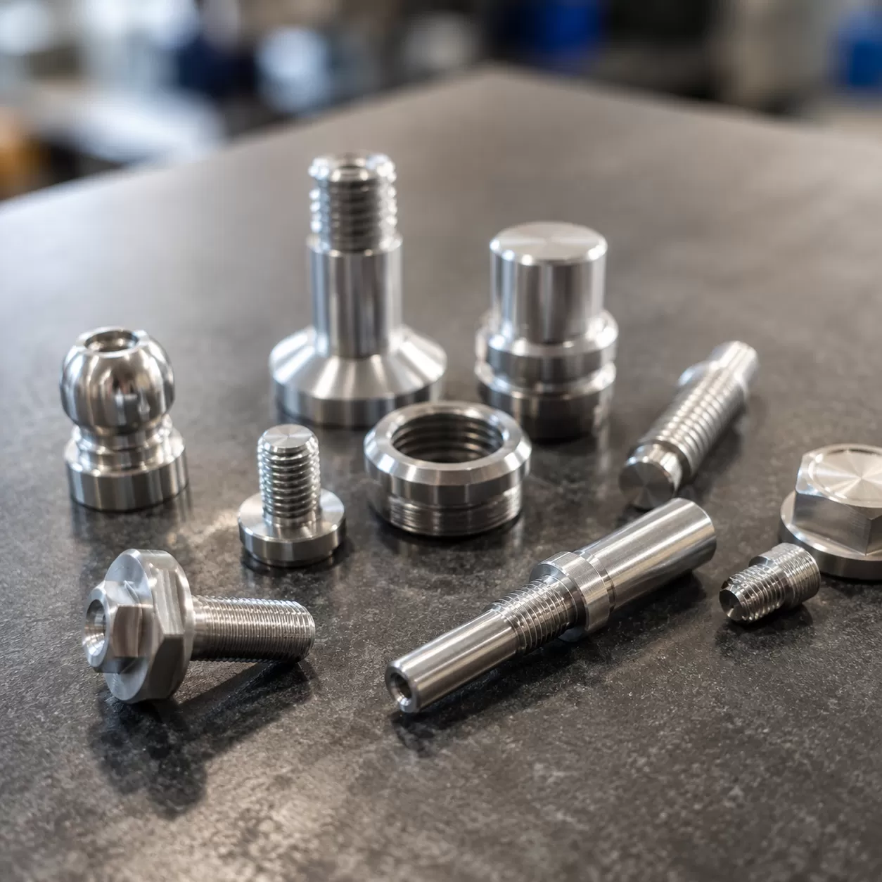 Aluminum 2011 CNC Machined Custom Fasteners