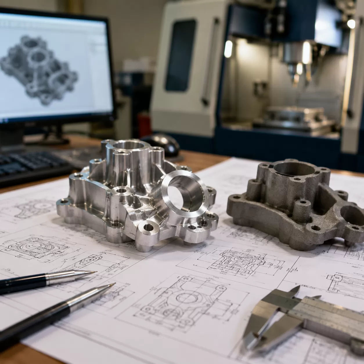 Engineering Drawing for Investment Casting and CNC Machining