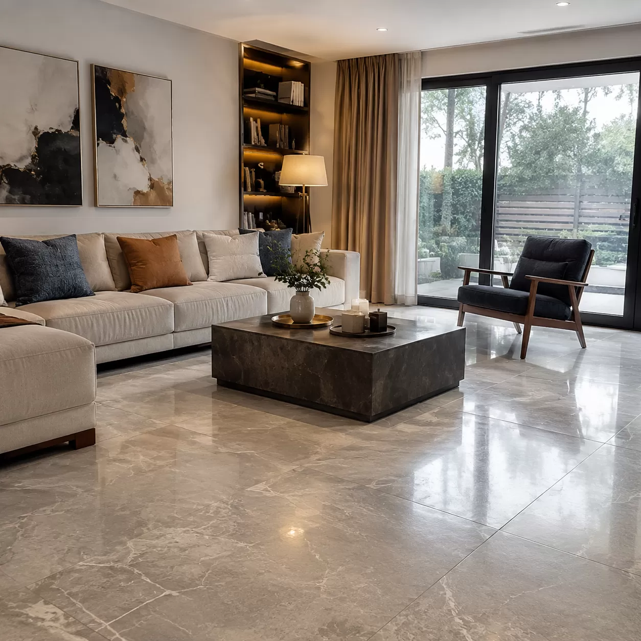 Tile suitability for living rooms
