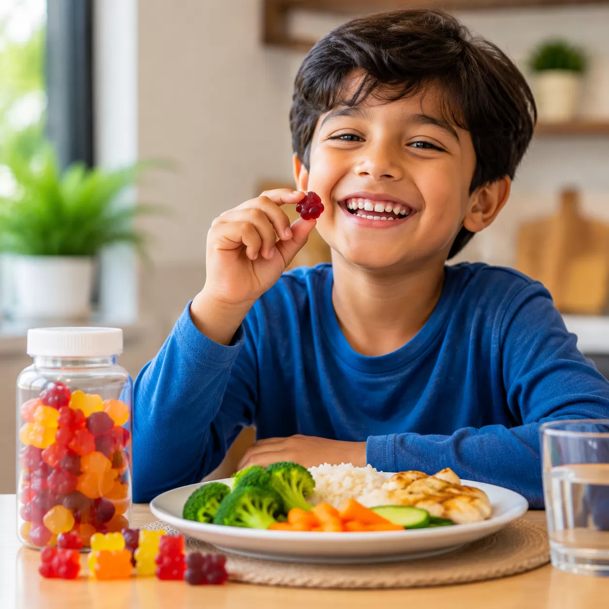 Appetite Booster Gummies for Kids in a Positive Mealtime Environment