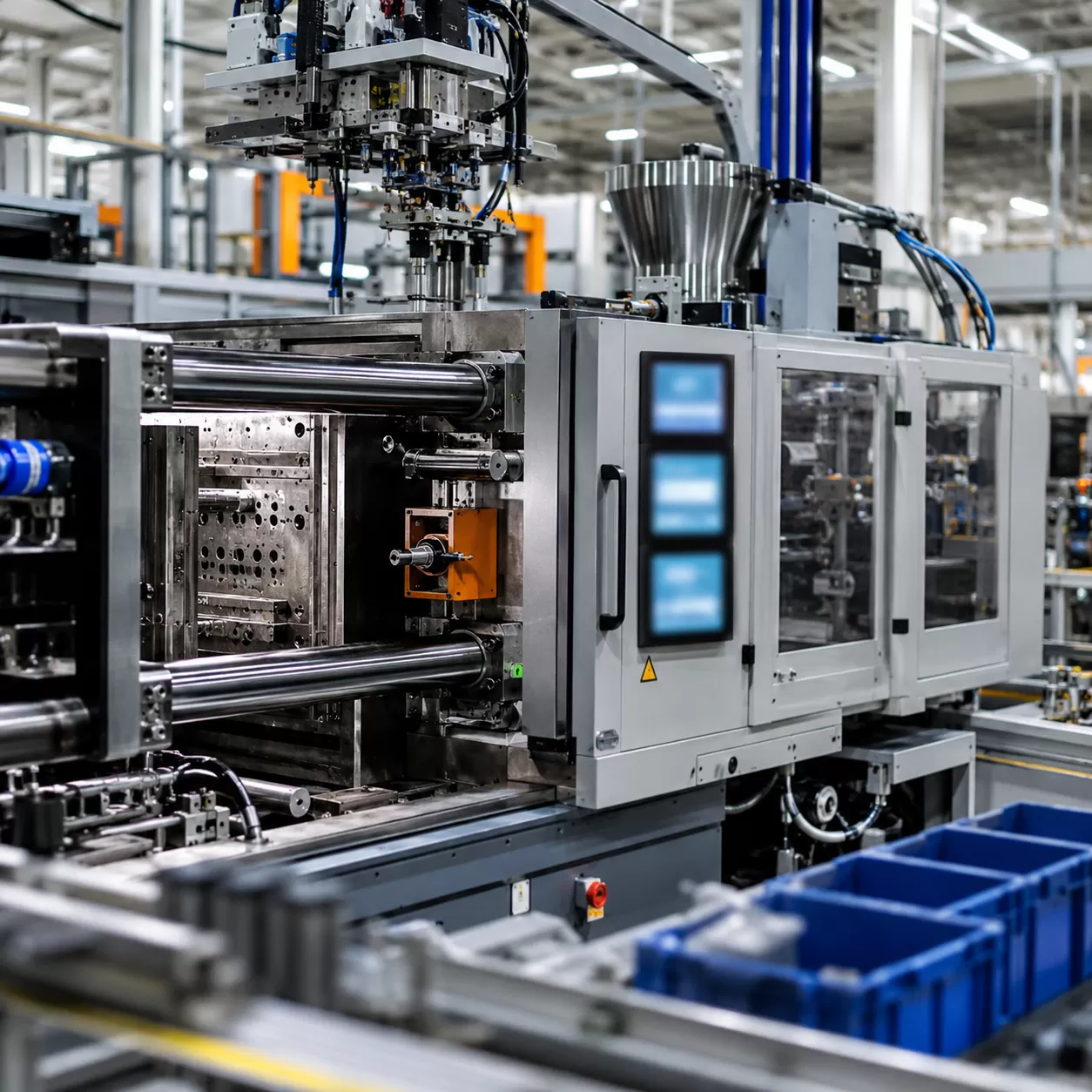 High-Performance Injection Molding Machine Components