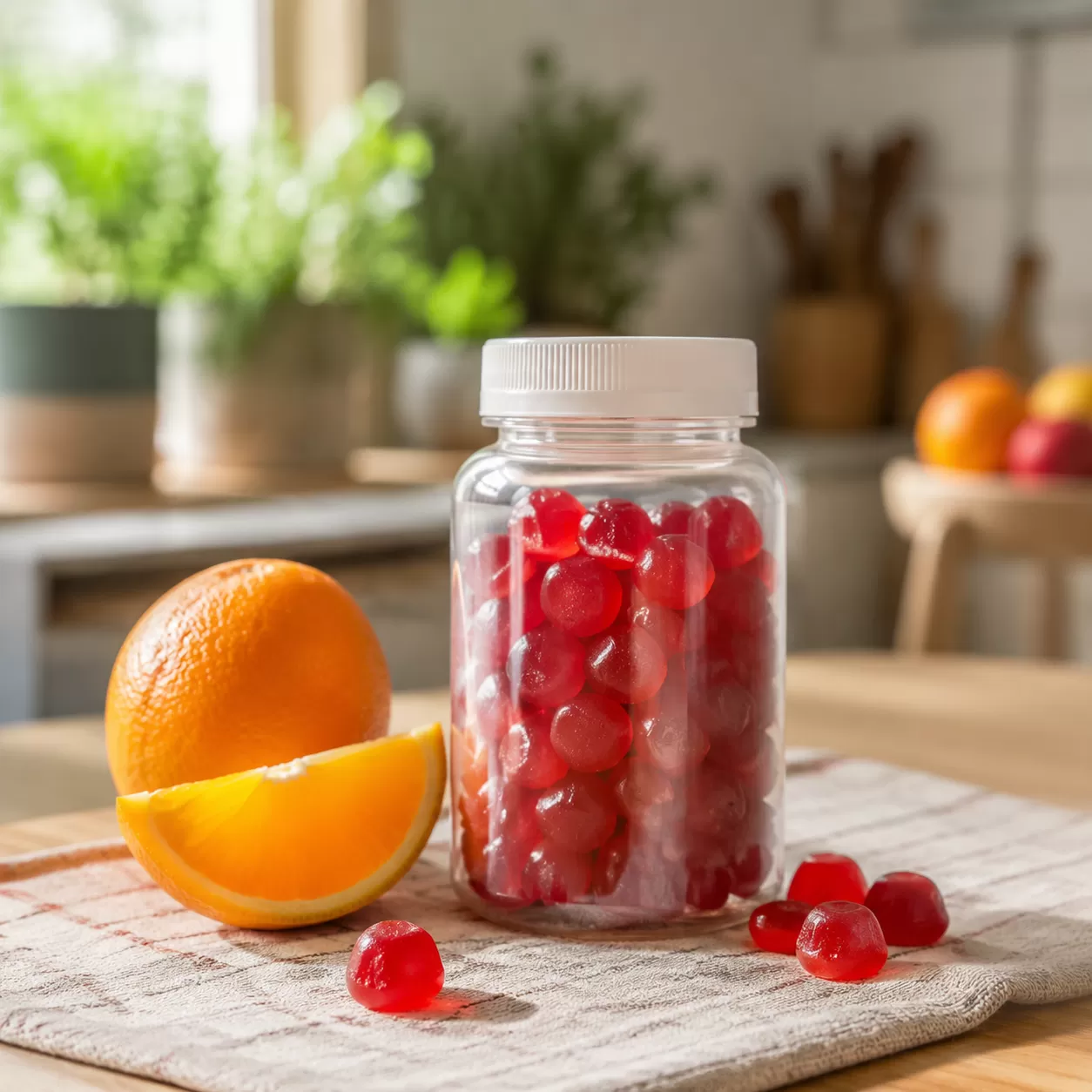 Iron Gummy with Vitamin C for Better Absorption