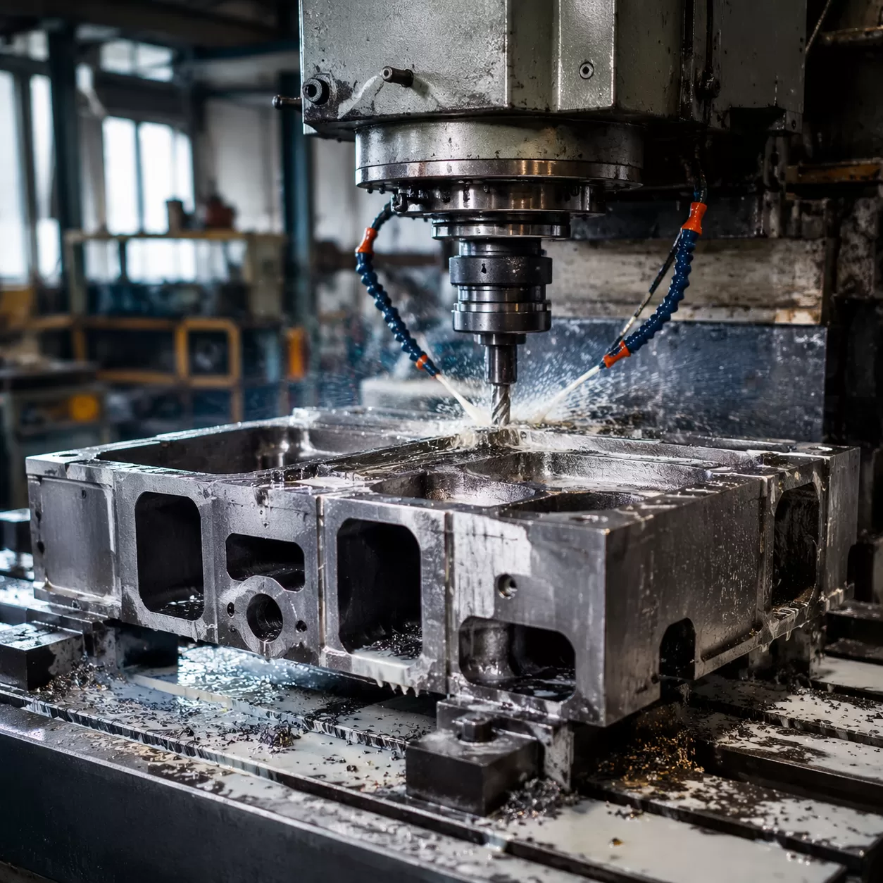 Heavy Material Machining with Milling Machines