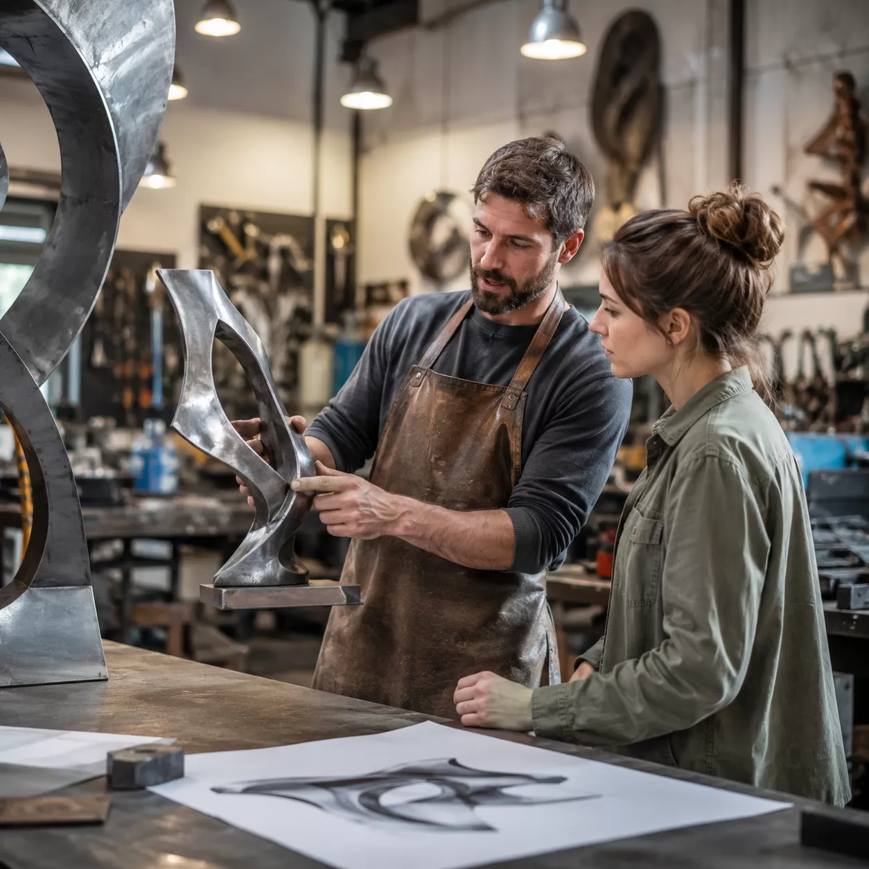 Metal Art Sculptures Guide 2026 Trends Materials and Design 2 Custom Metal Art Sculptures Commissioning