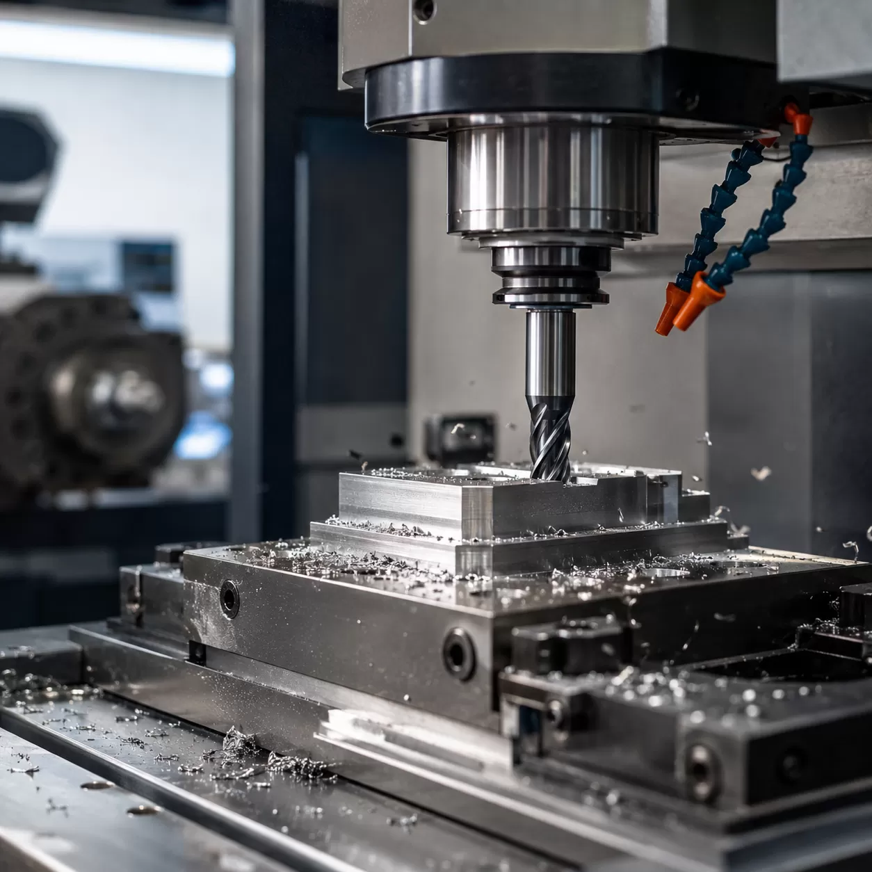 End milling for diverse materials and secondary machining
