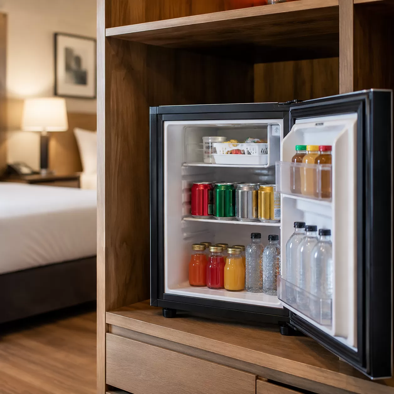 Hotel Mini Fridge 30L Smart Eco Monitoring
