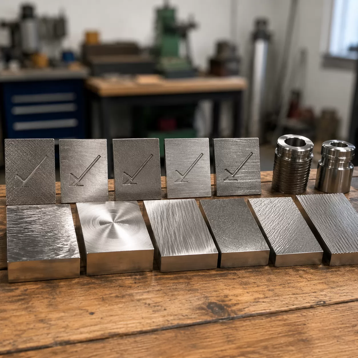 Surface finish symbols and pattern orientations