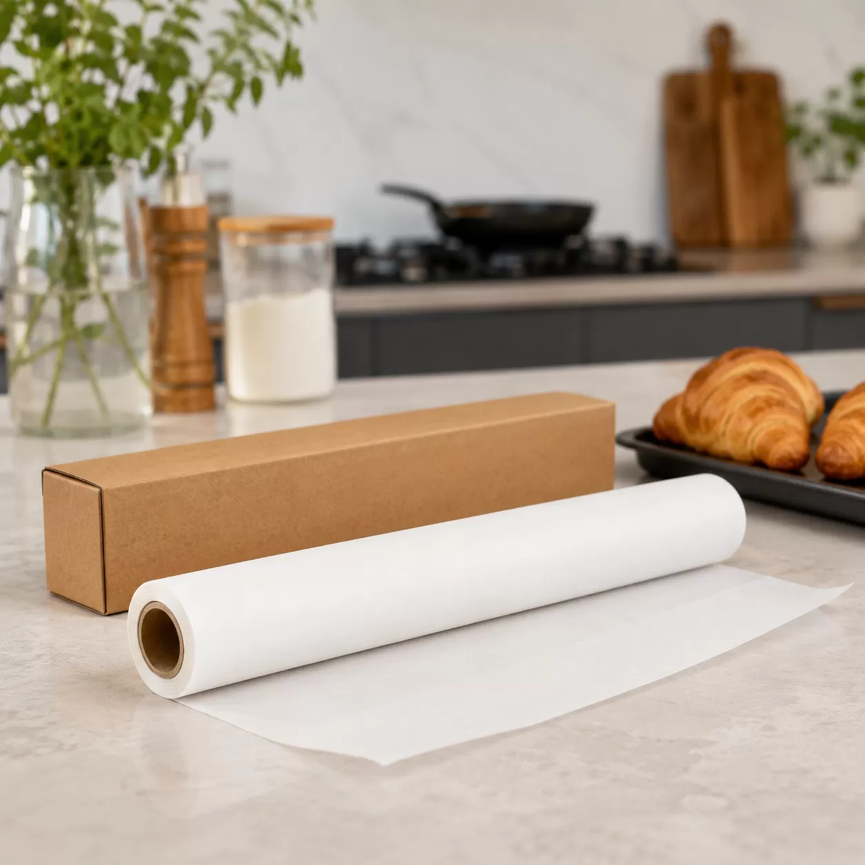 Silicone Baking Paper Roll Specifications and Packaging