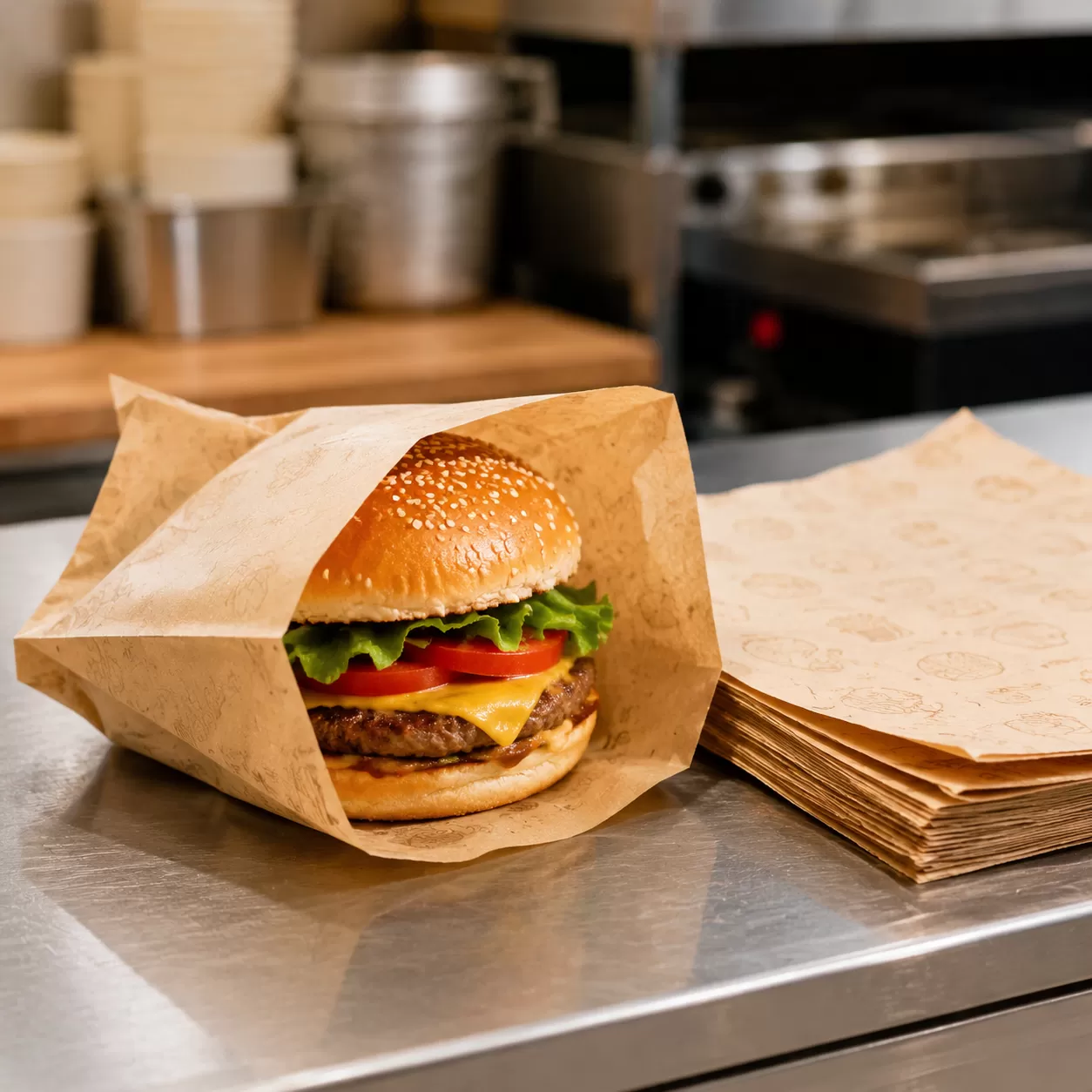 Commercial Hamburger Wrapping Paper Specifications