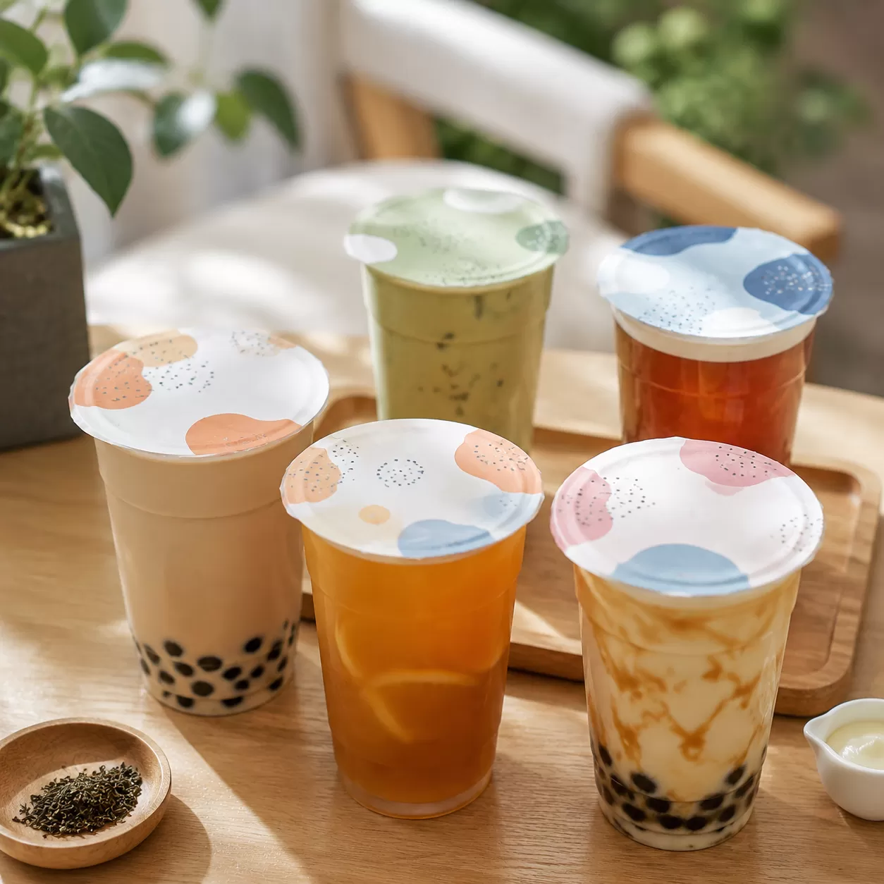 Custom Cup Sealing Paper Branding