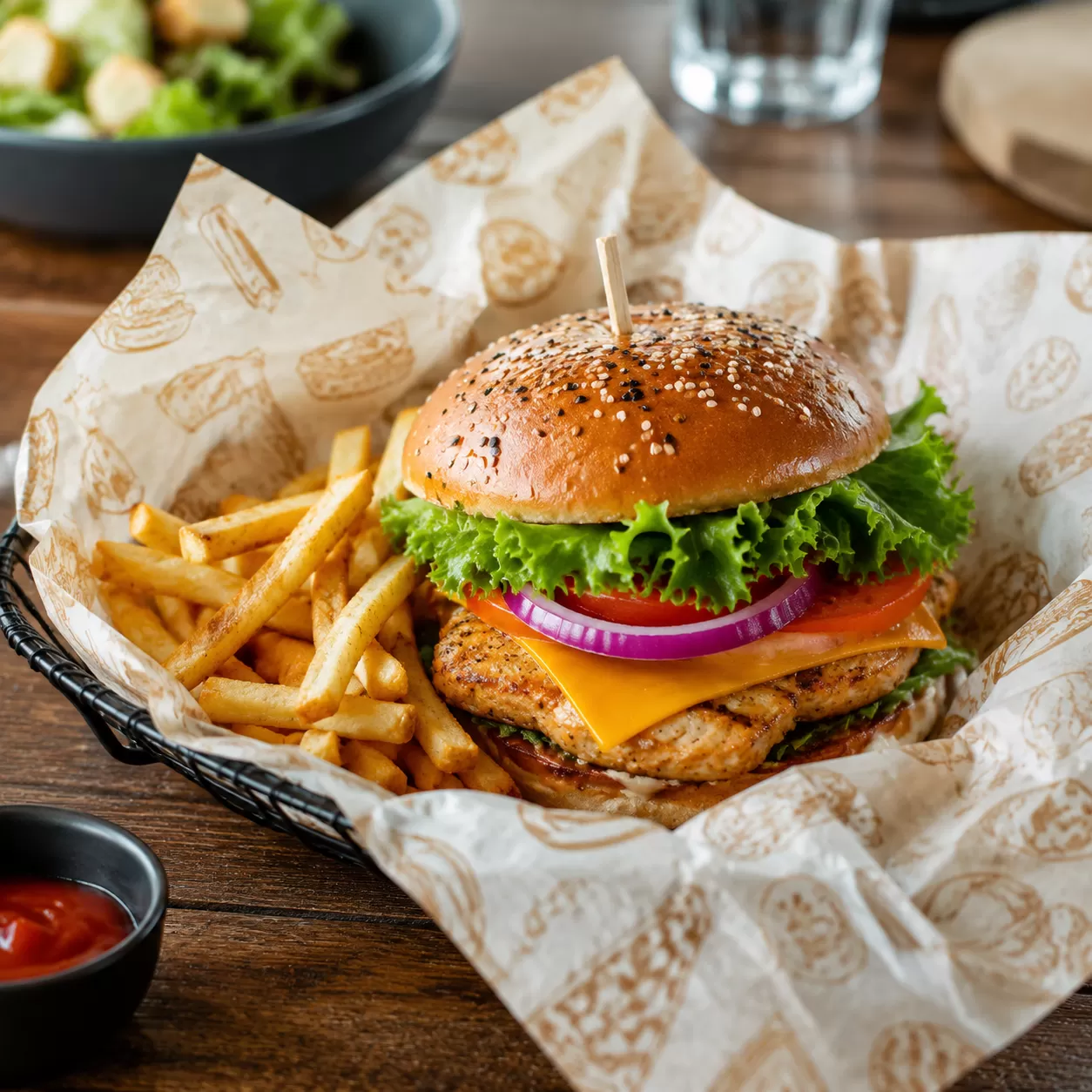 Custom Printed Food Wax Paper