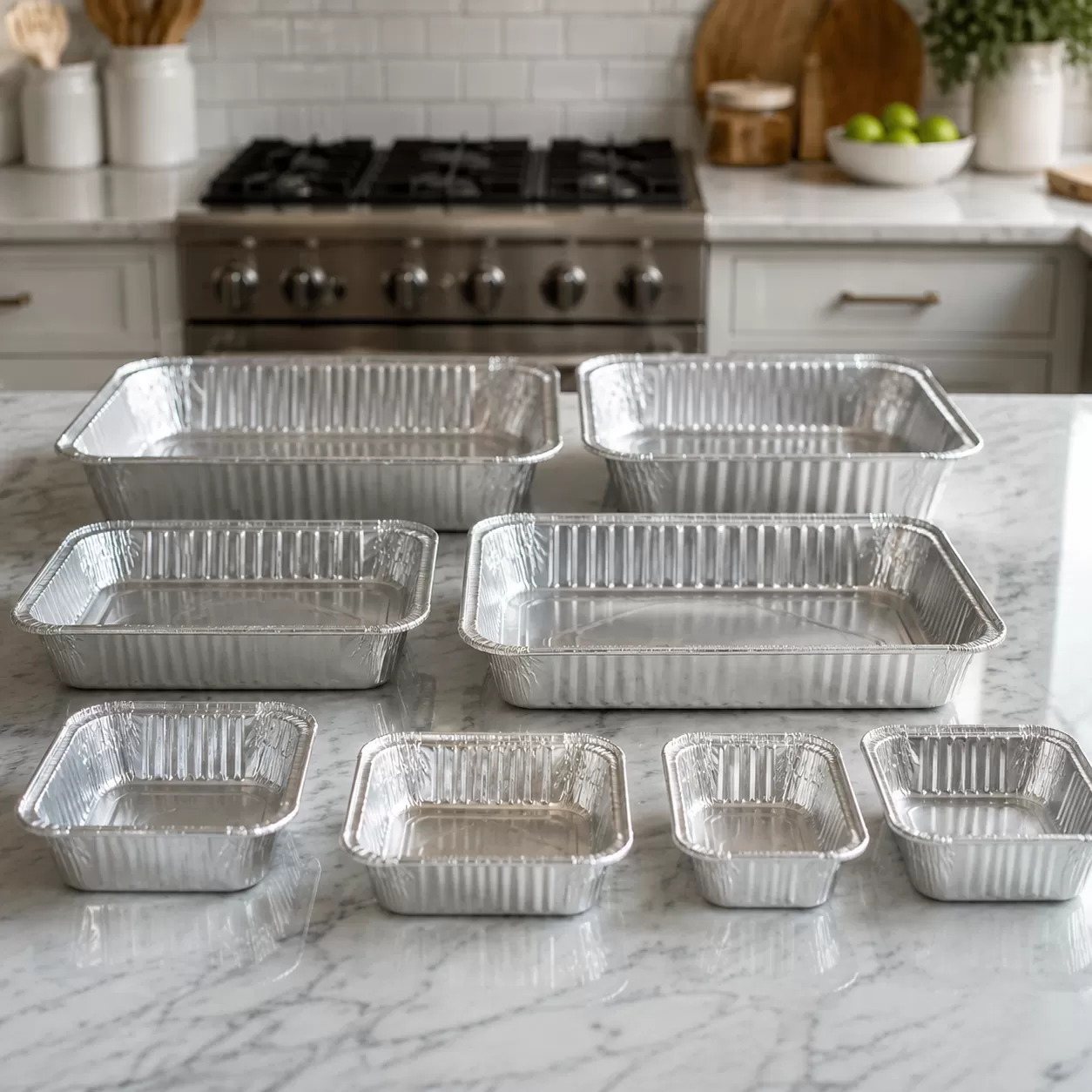 Disposable Foil Container Sizing Guide