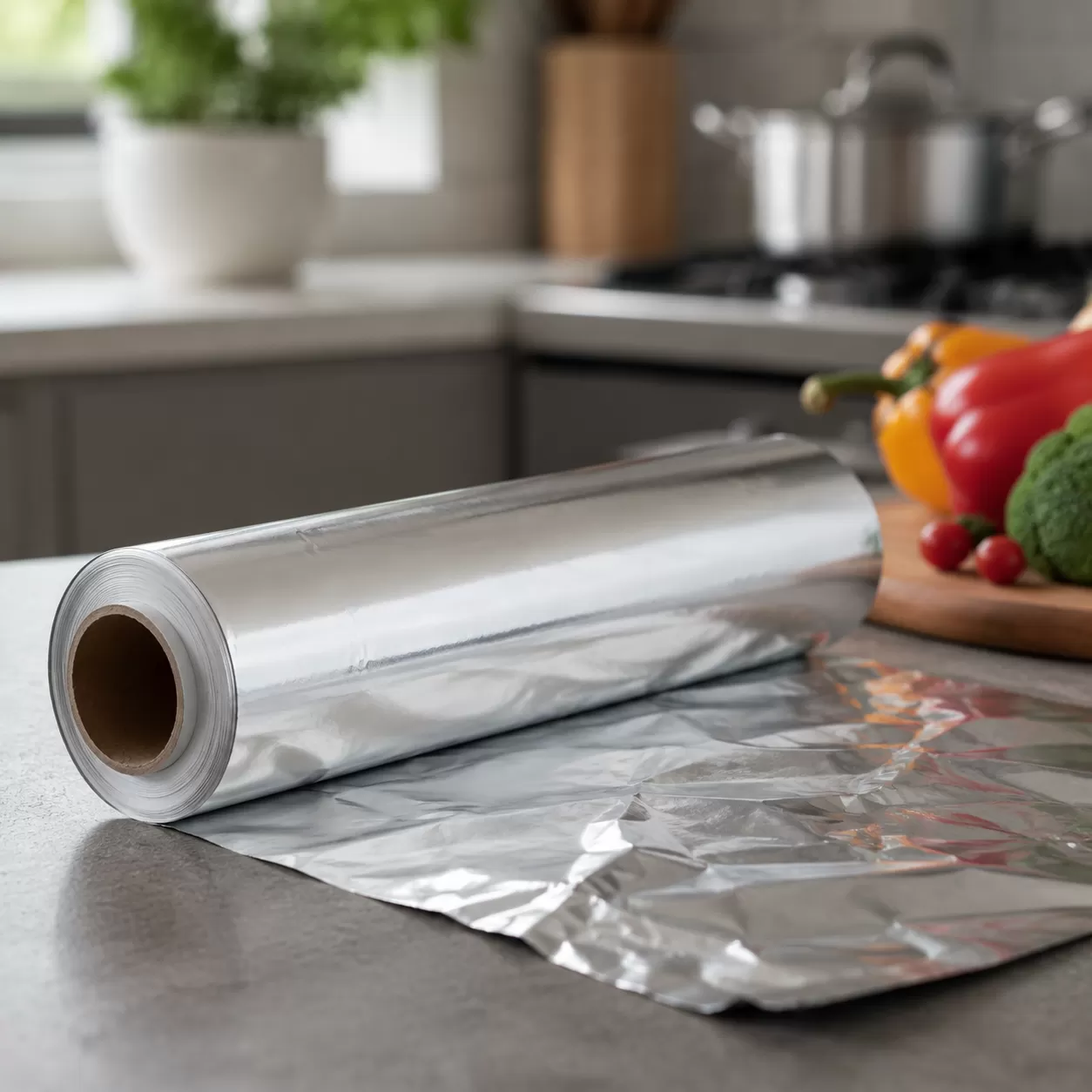 Heavy-Duty Aluminum Foil Roll