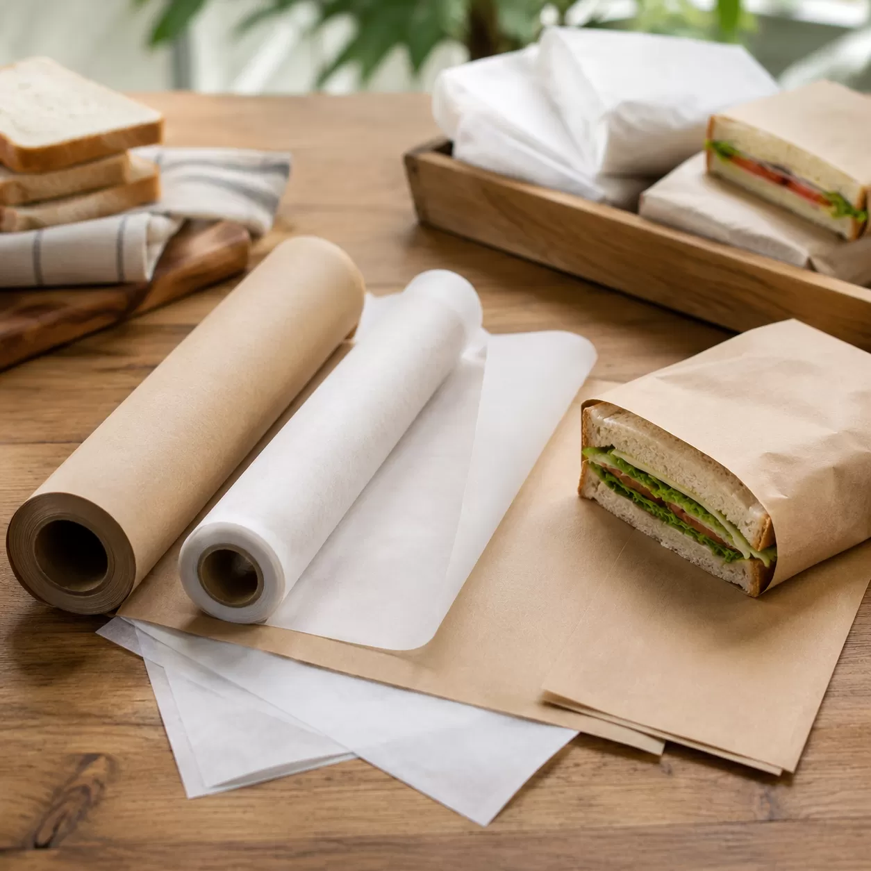 Sandwich Wrapping Paper Materials