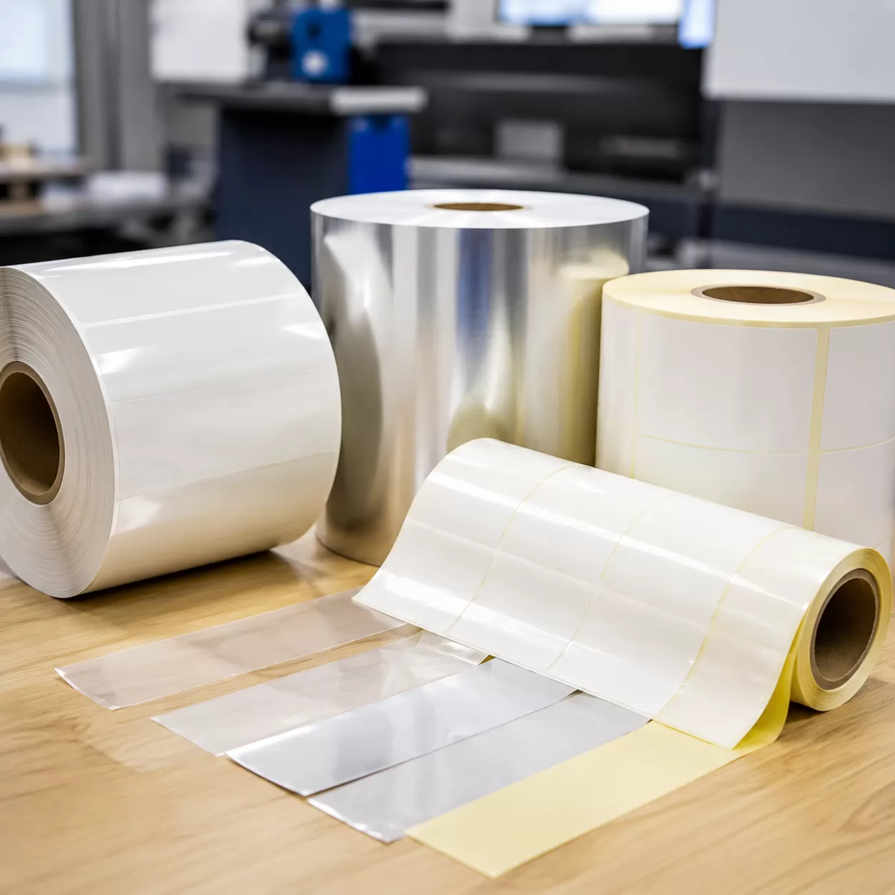 Self-adhesive label material specifications