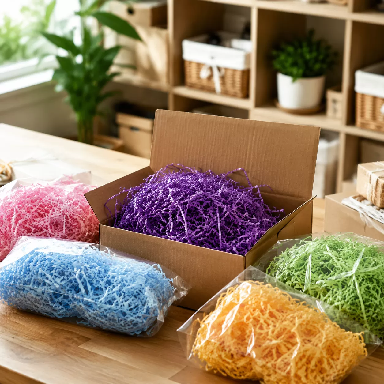 Where to Buy Colored Crinkle Paper for Packaging