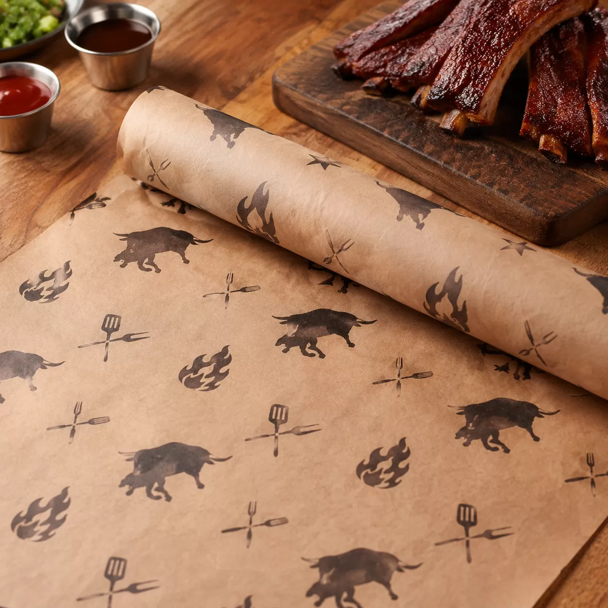 Wholesale Barbecue Paper with Custom Branding
