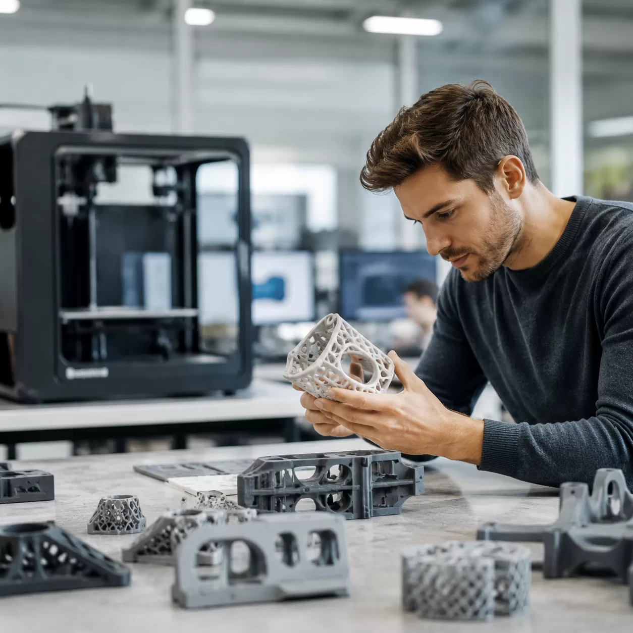 Rapid prototyping with advanced engineering materials