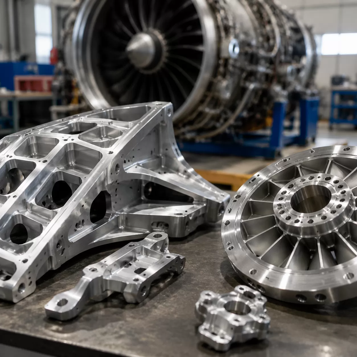 Aerospace CNC Machined Structural and Engine Components