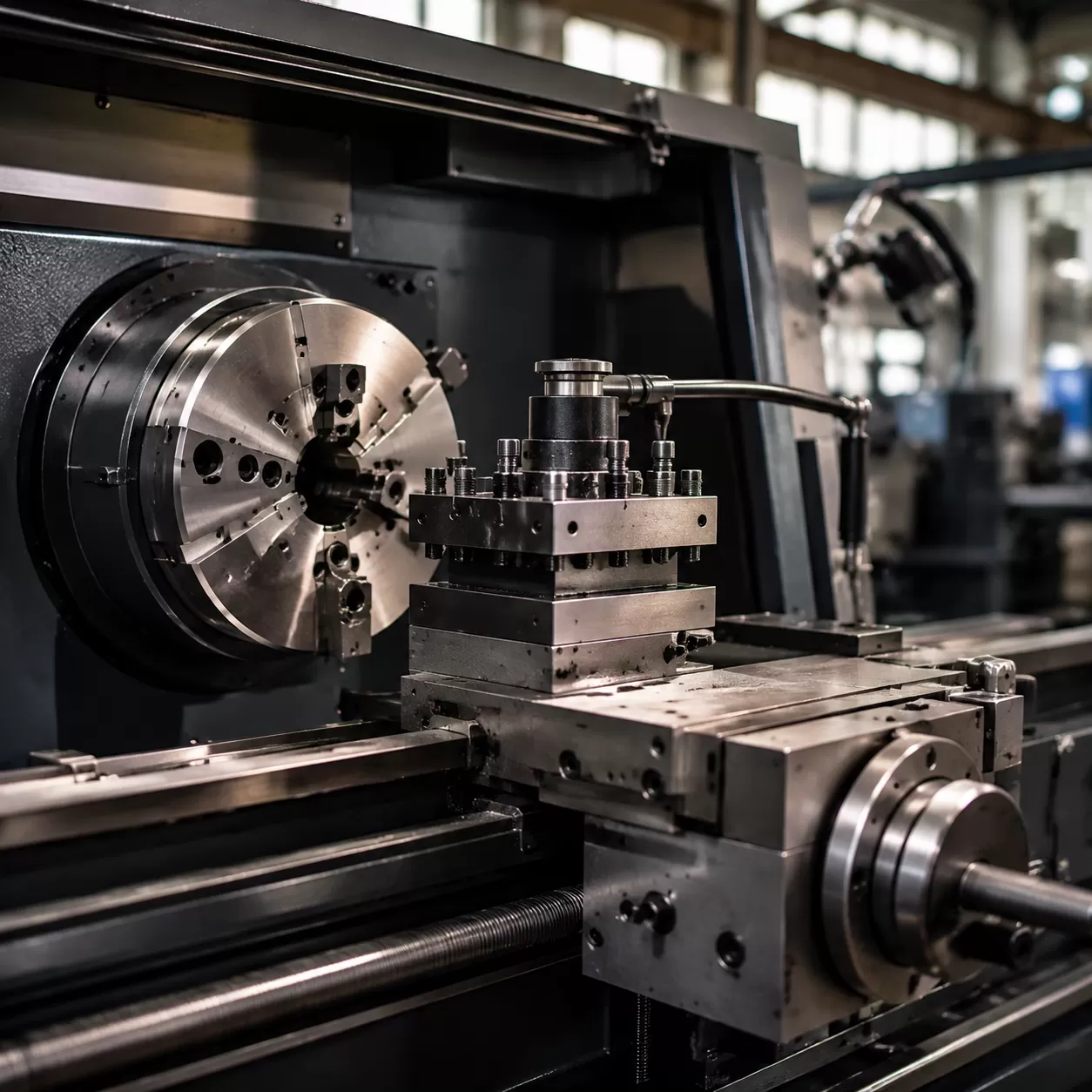 Lathe MC Structural Rigidity Engineering