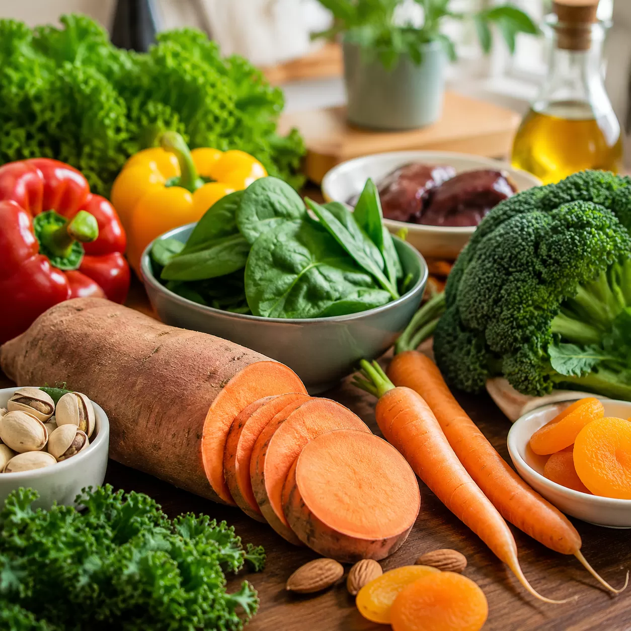 Vitamin A-rich foods and absorption tips