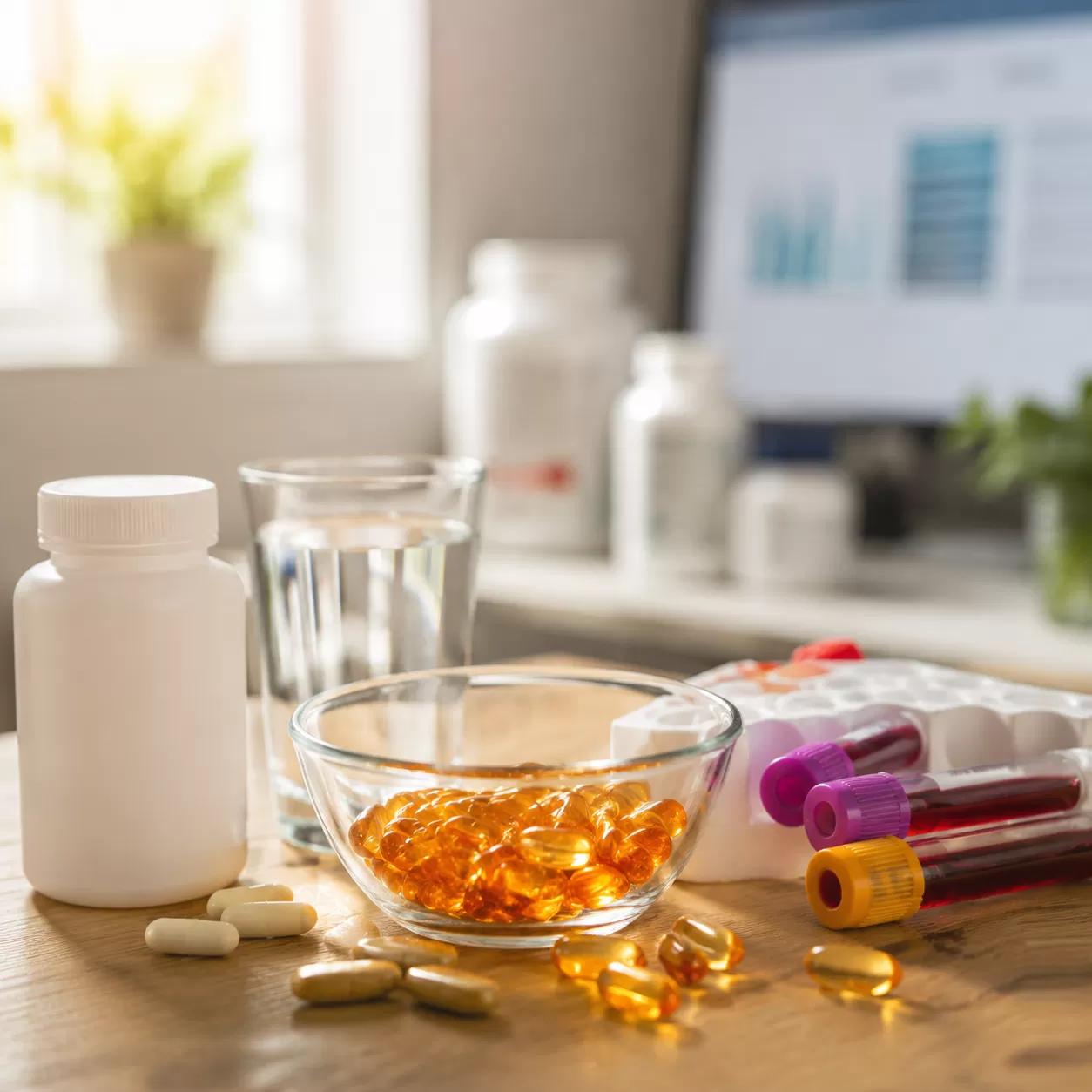 Vitamin D supplements dosage and testing